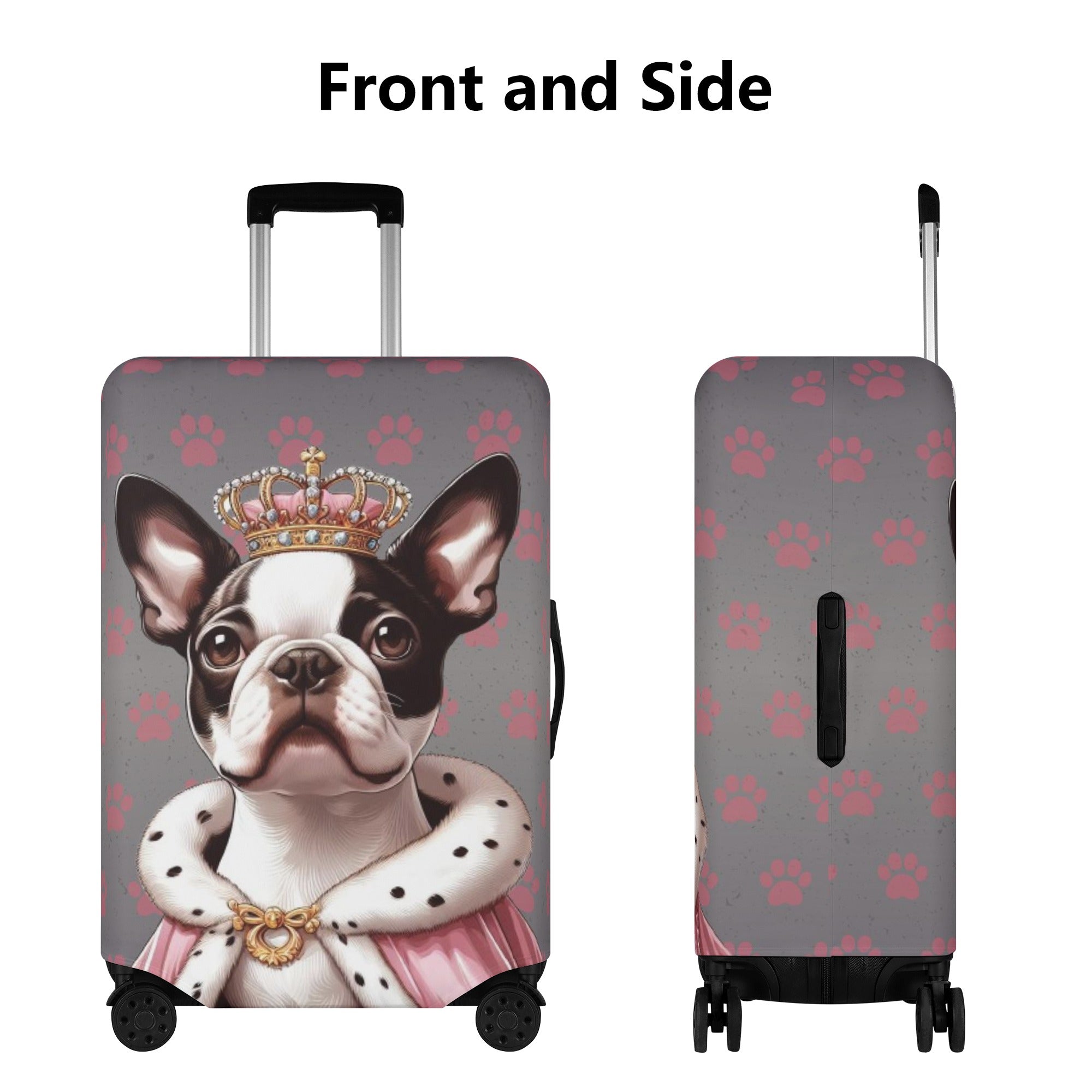 Blu - Luggage Cover for Boston Terrier Lovers for Bulldog Owners-fadou