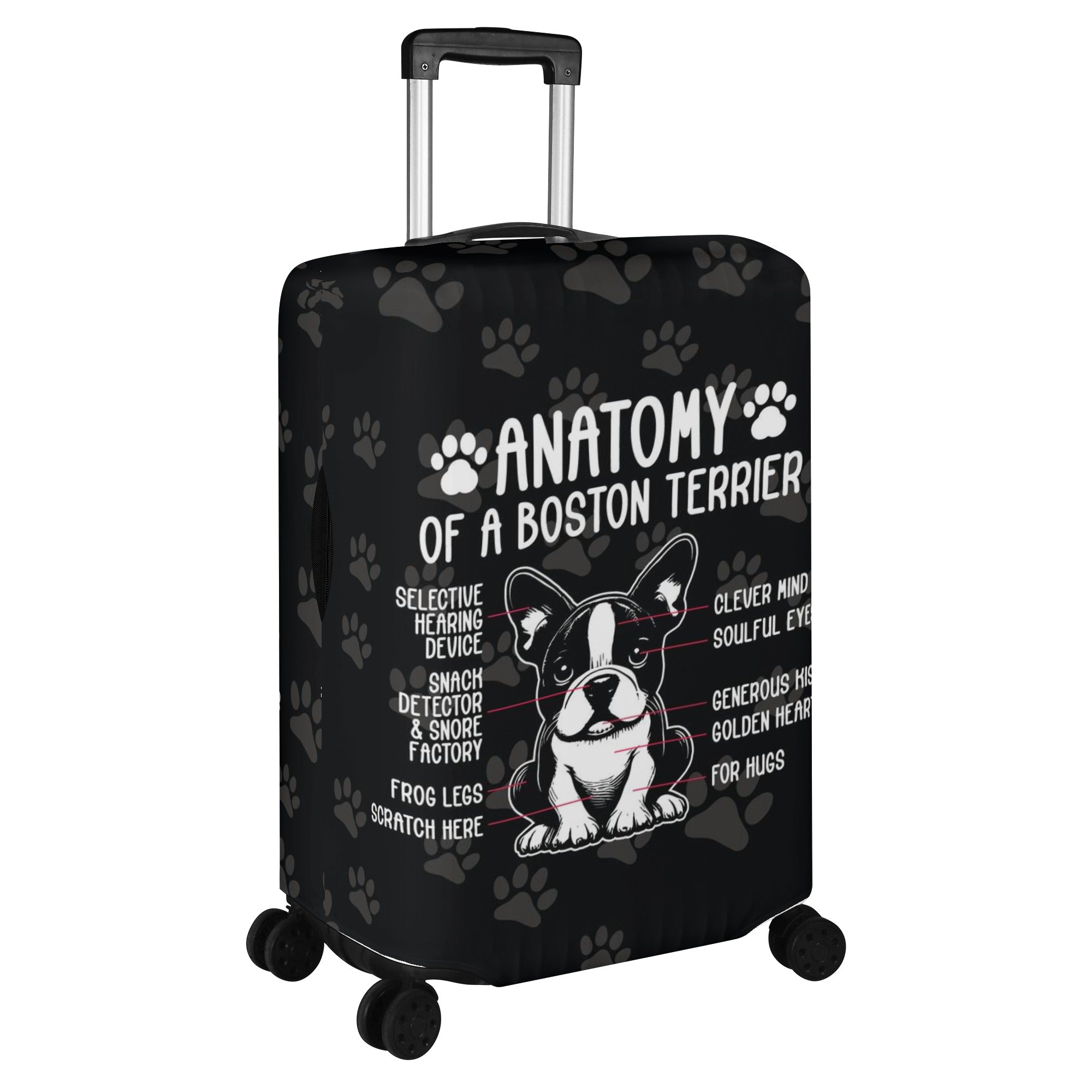 Ginger - Luggage Cover for Boston Terrier Lovers for Frenchie Fans-fadou