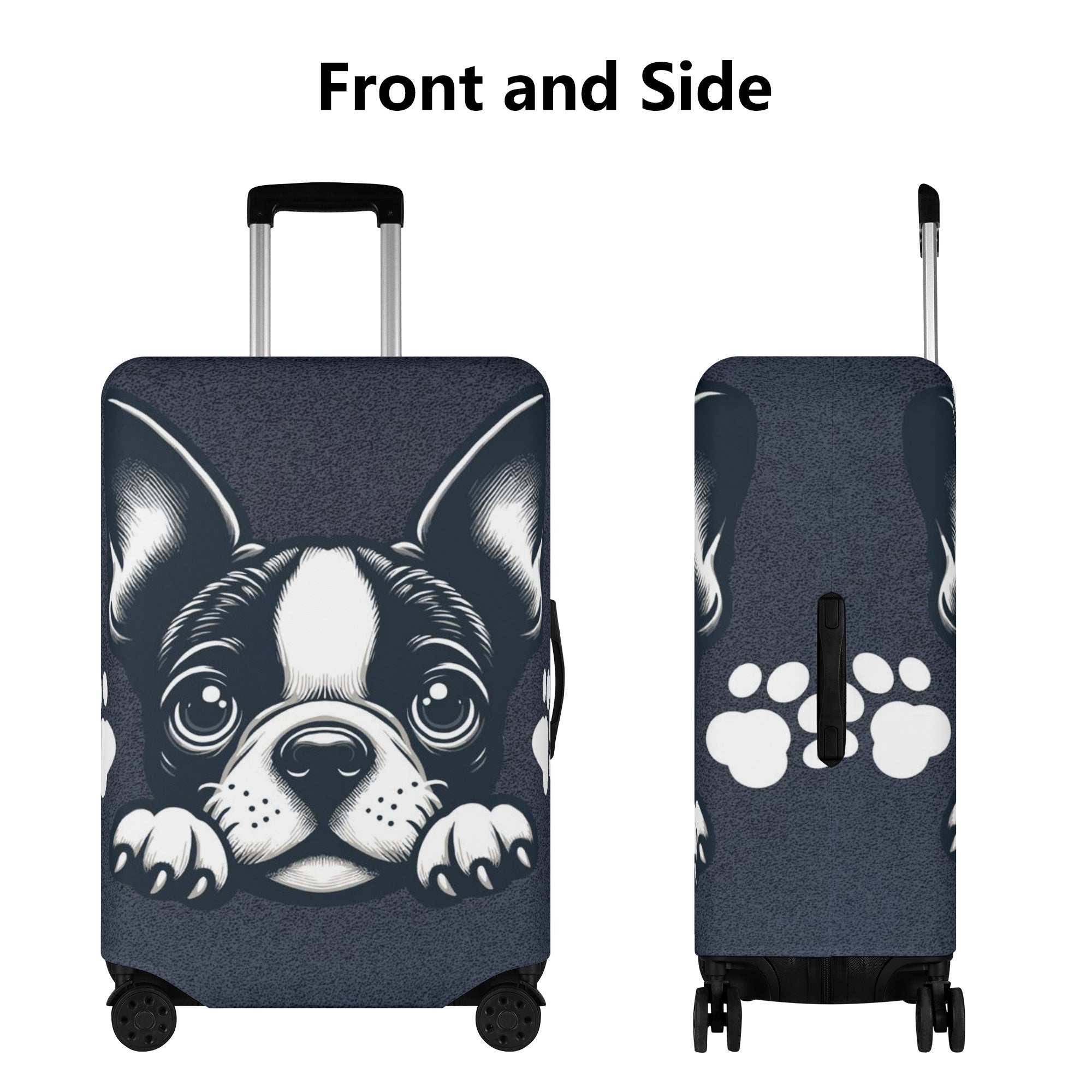Roscoe - Luggage Cover for Boston Terrier Lovers for Dog Lovers-fadou