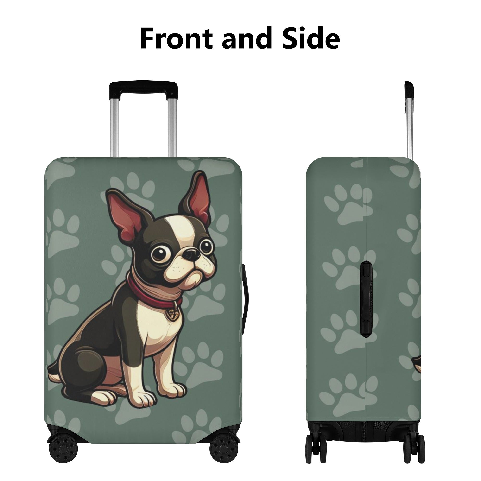 Riley - Luggage Cover for Boston Terrier Lovers for Pet Culture-fadou
