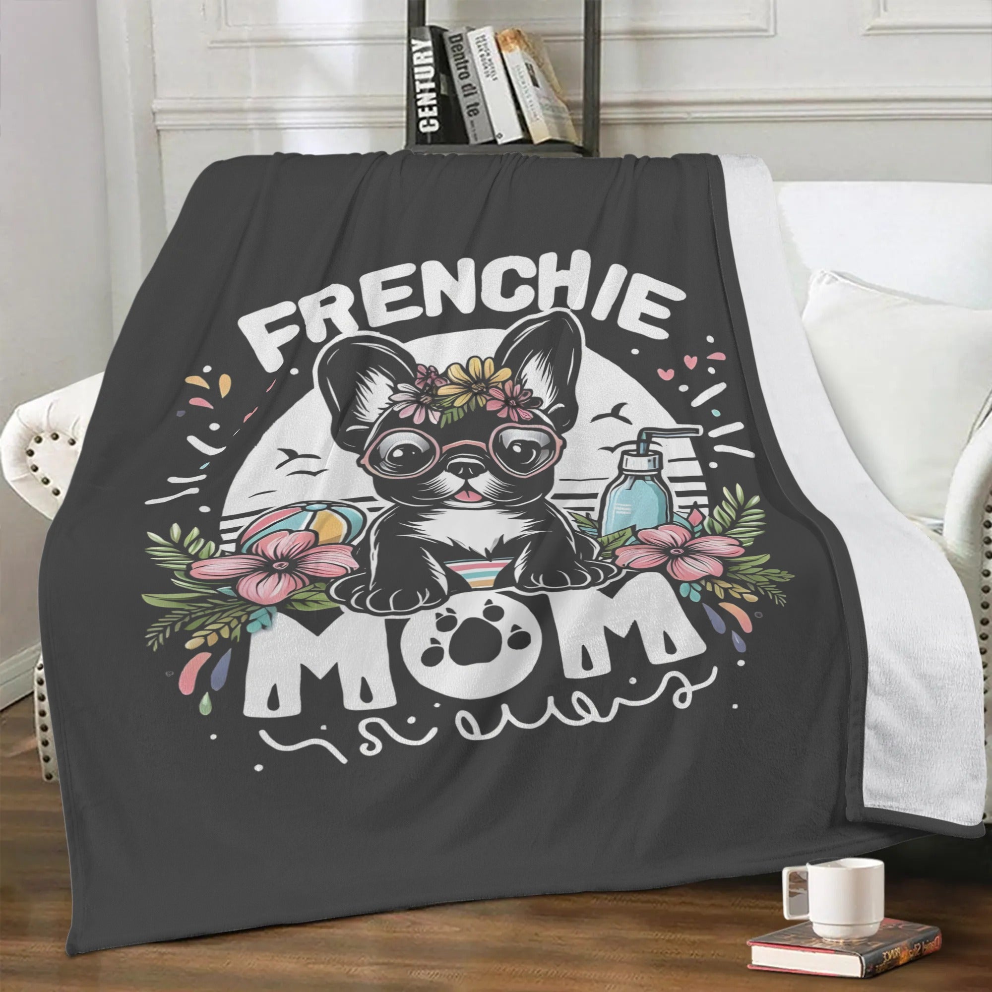 Frenchie Premium Cozy Plush Blanket for Frenchie Enthusiasts-fadou