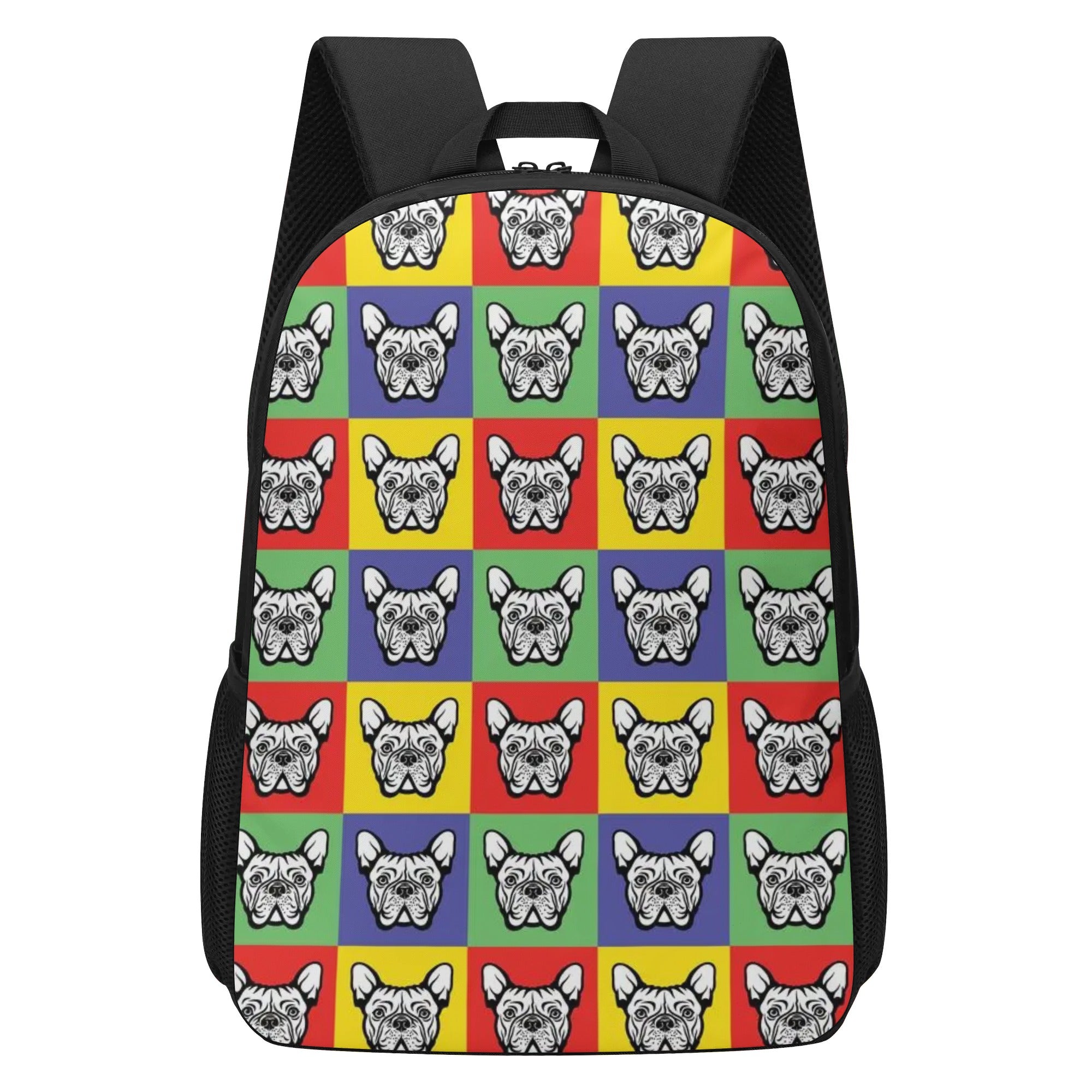 Hazel French Bulldog Daypack Backpack for Dog Park Days-fadou