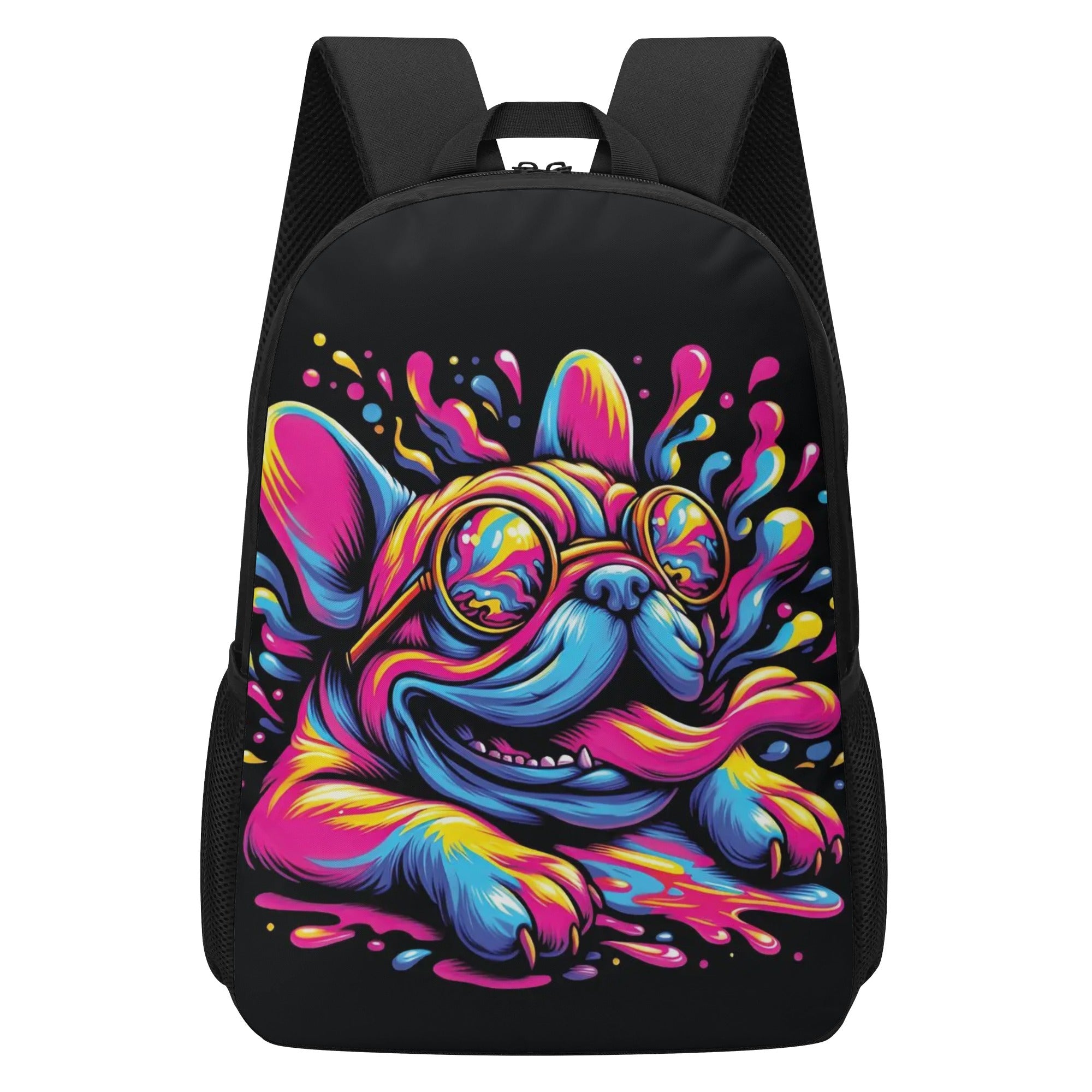 Mila French Bulldog Casual Rucksack for Frenchie Enthusiasts-fadou