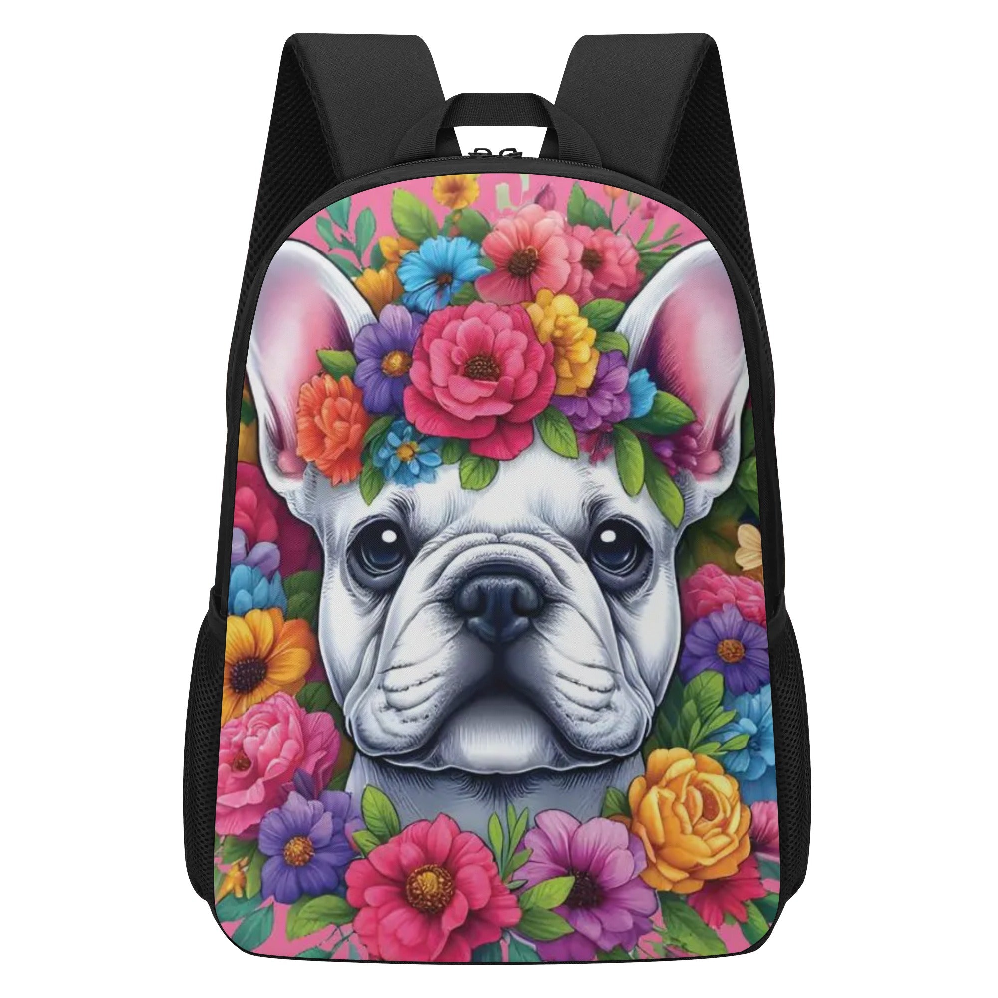 Hank French Bulldog Travel Daypack for Frenchie Enthusiasts-fadou