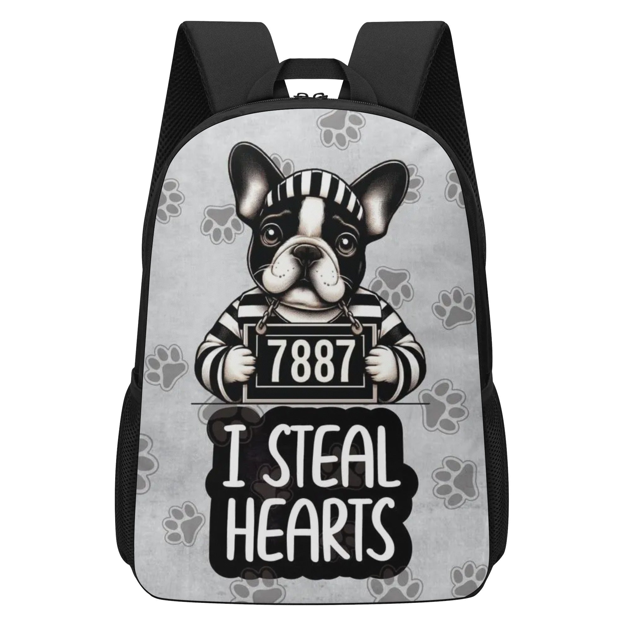 George French Bulldog Daypack Backpack for Frenchie Enthusiasts-fadou