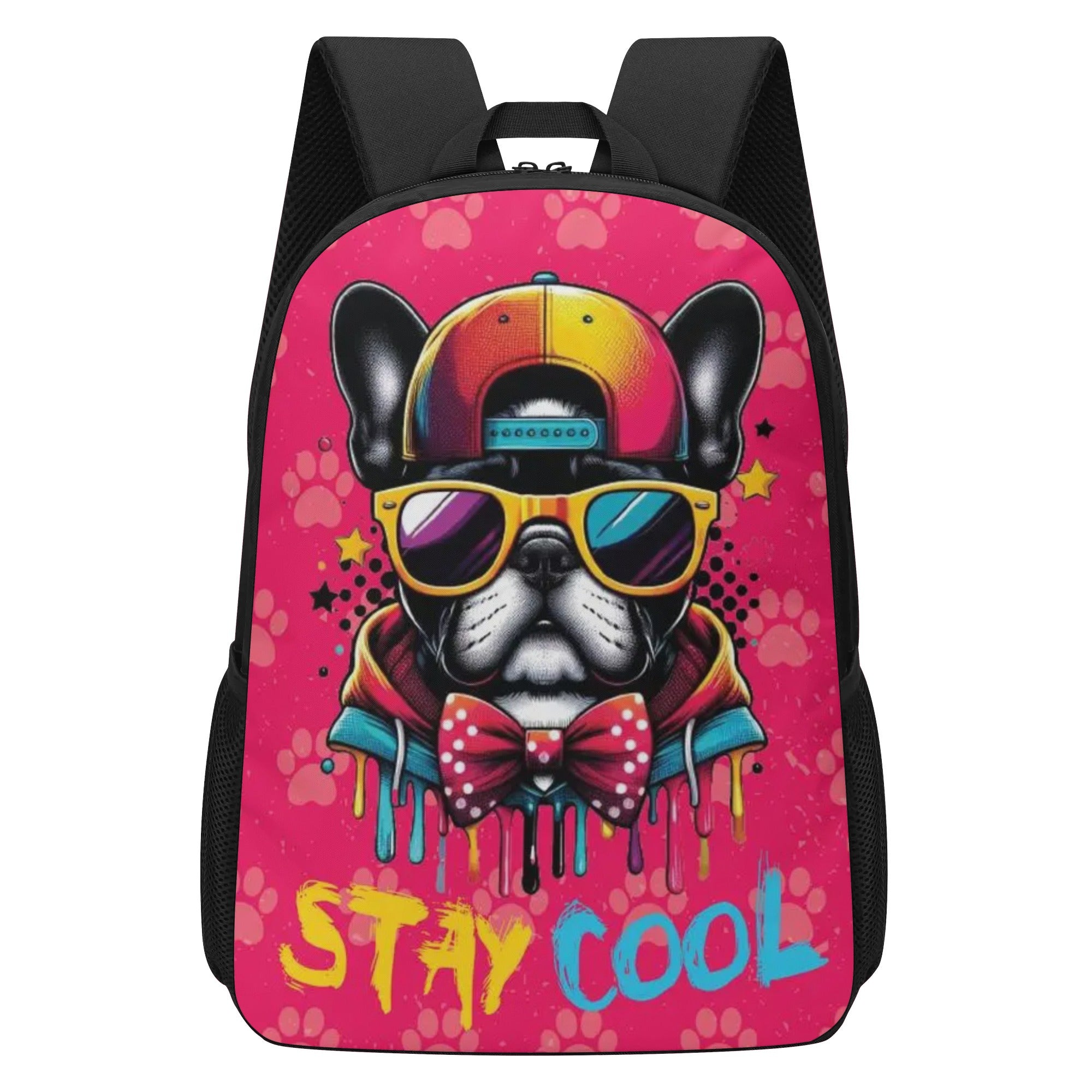 Zoe French Bulldog Casual Rucksack for Frenchie Enthusiasts-fadou