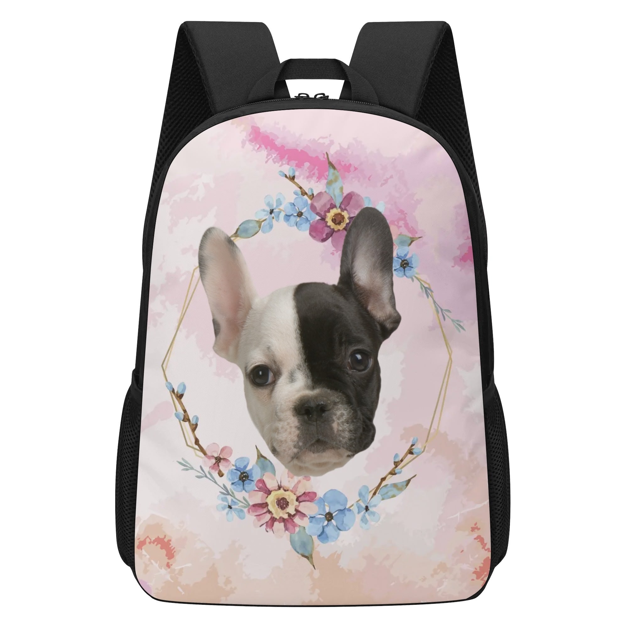 Frenchie Custom Casual Rucksack for Frenchie Enthusiasts-fadou