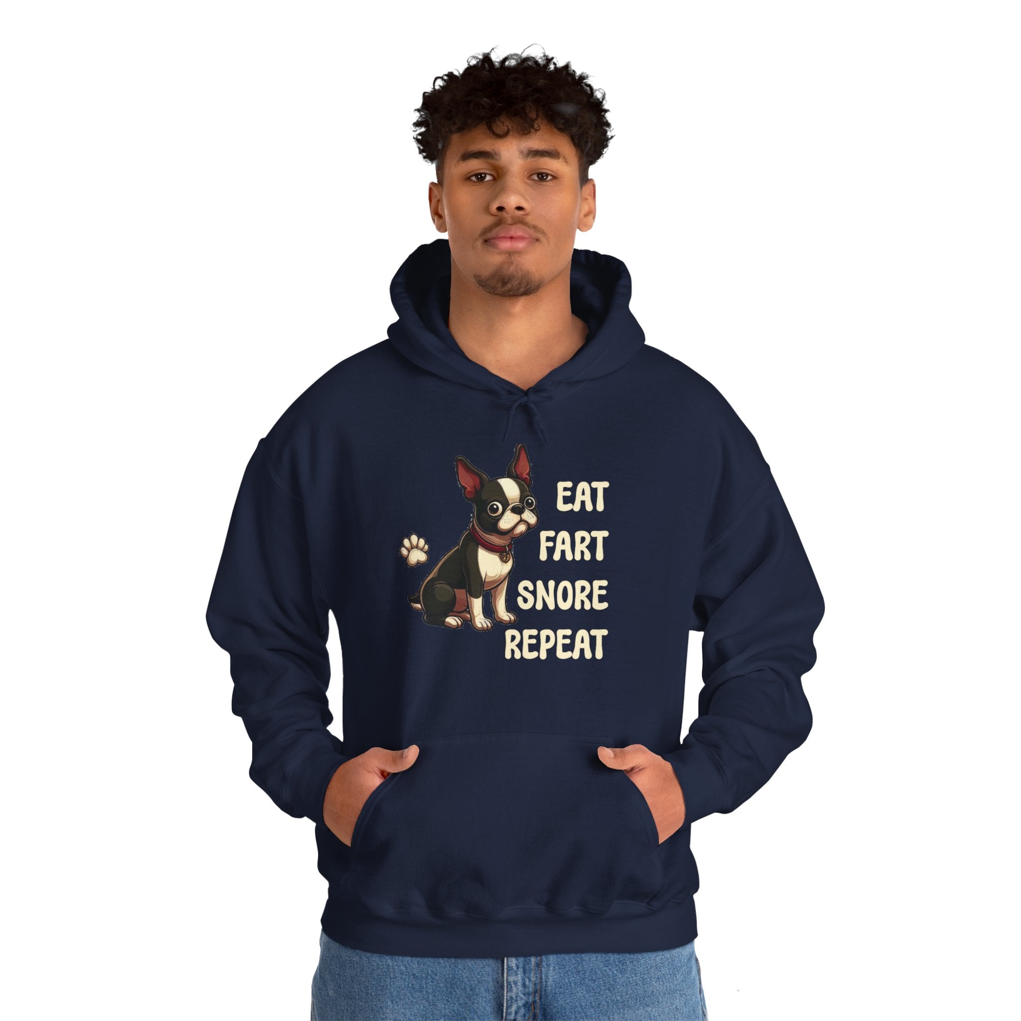 Richie French Bulldog Fleece Hoodie for Dog Moms & Dads-fadou
