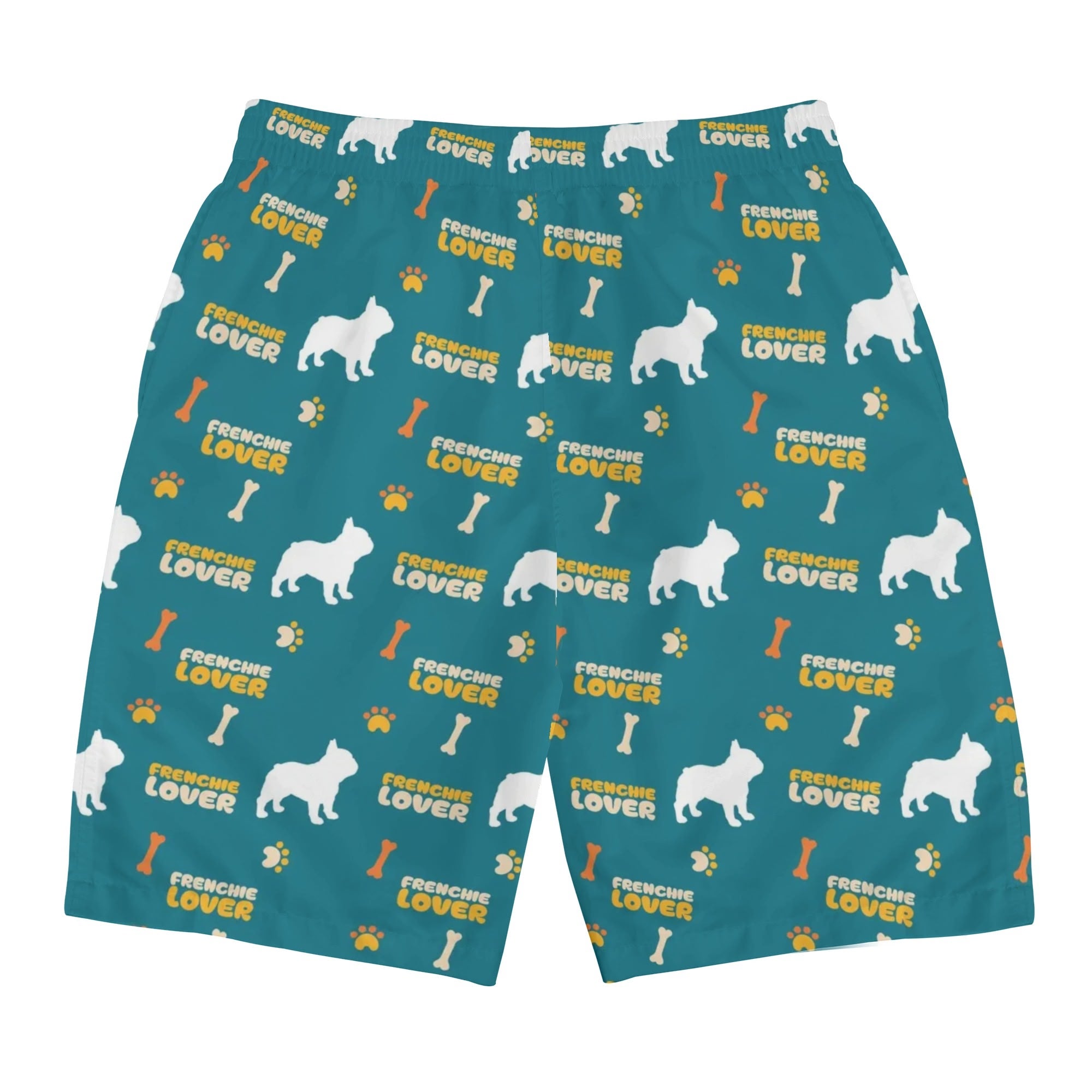 Milo All-Over Print Summer Shorts for Frenchie Enthusiasts-fadou