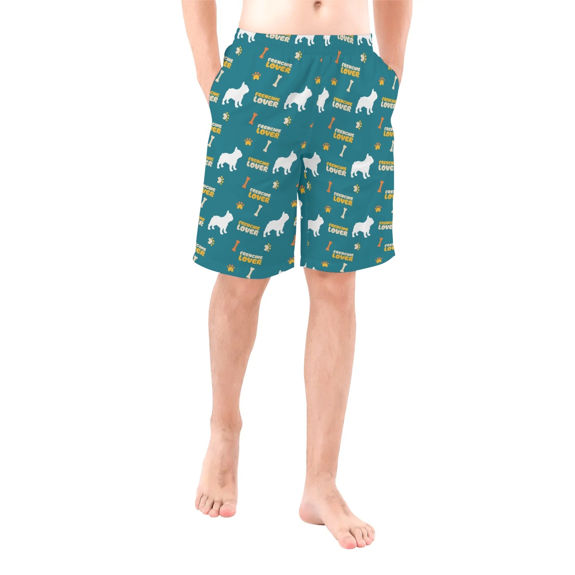 Milo All-Over Print Summer Shorts for Frenchie Enthusiasts-fadou