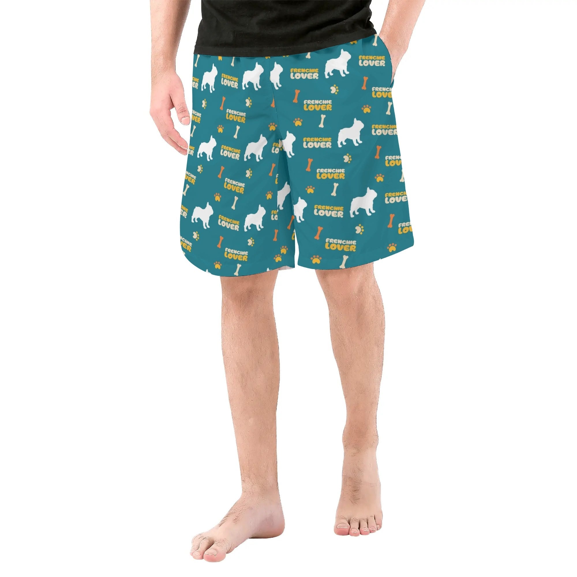 Milo All-Over Print Summer Shorts for Frenchie Enthusiasts-fadou