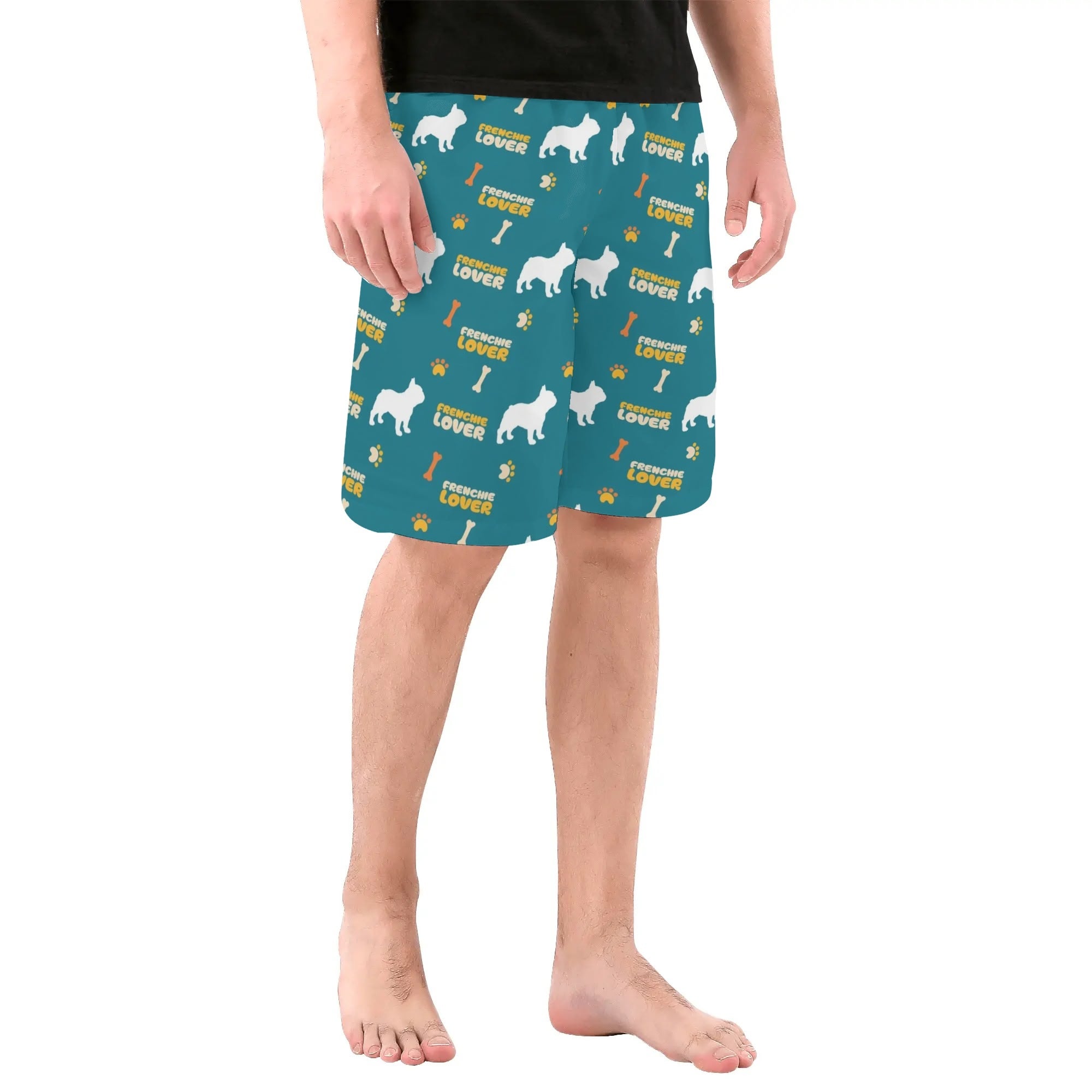 Milo All-Over Print Summer Shorts for Frenchie Enthusiasts-fadou