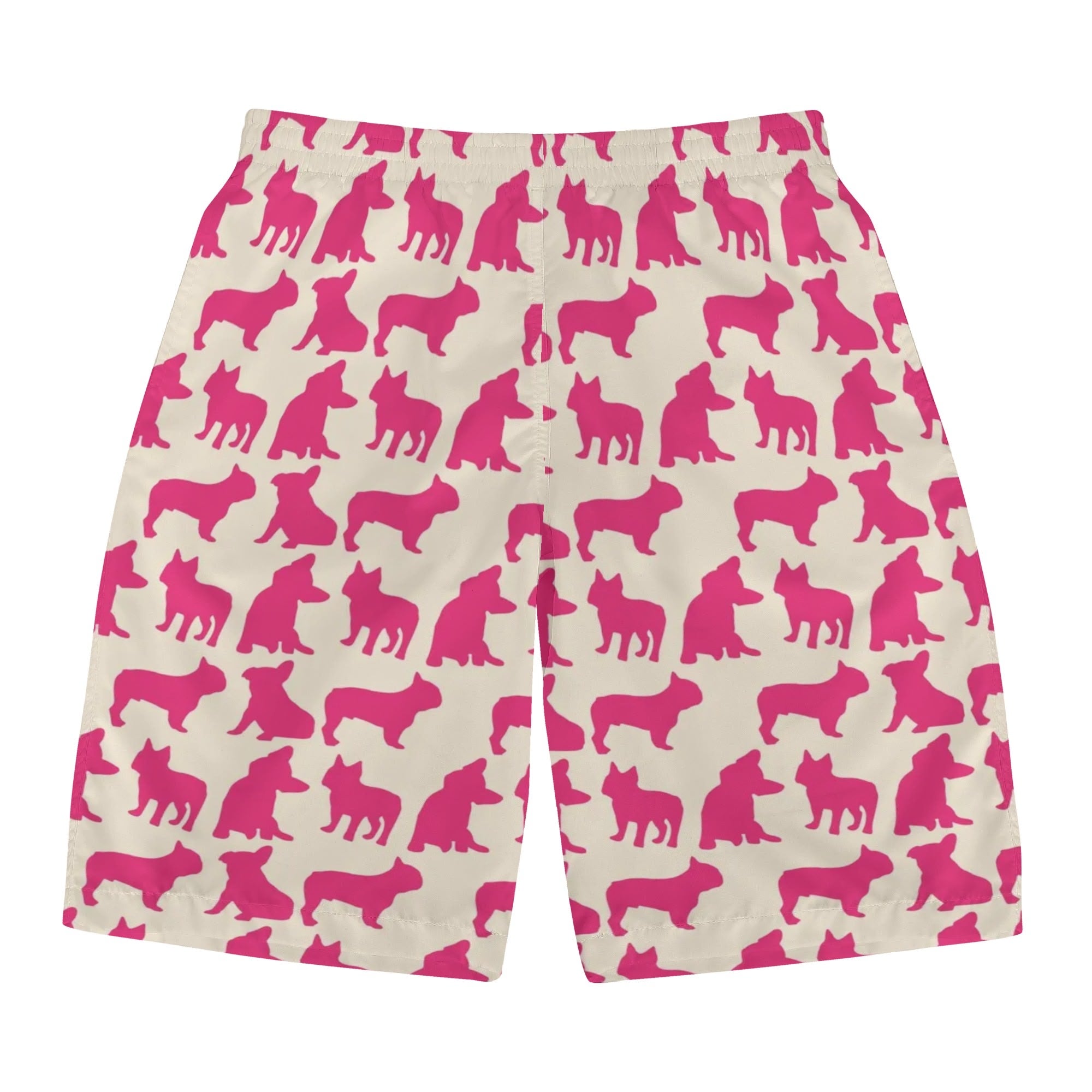 French Bulldog All-Over Print Summer Shorts for Everyday Wear-fadou