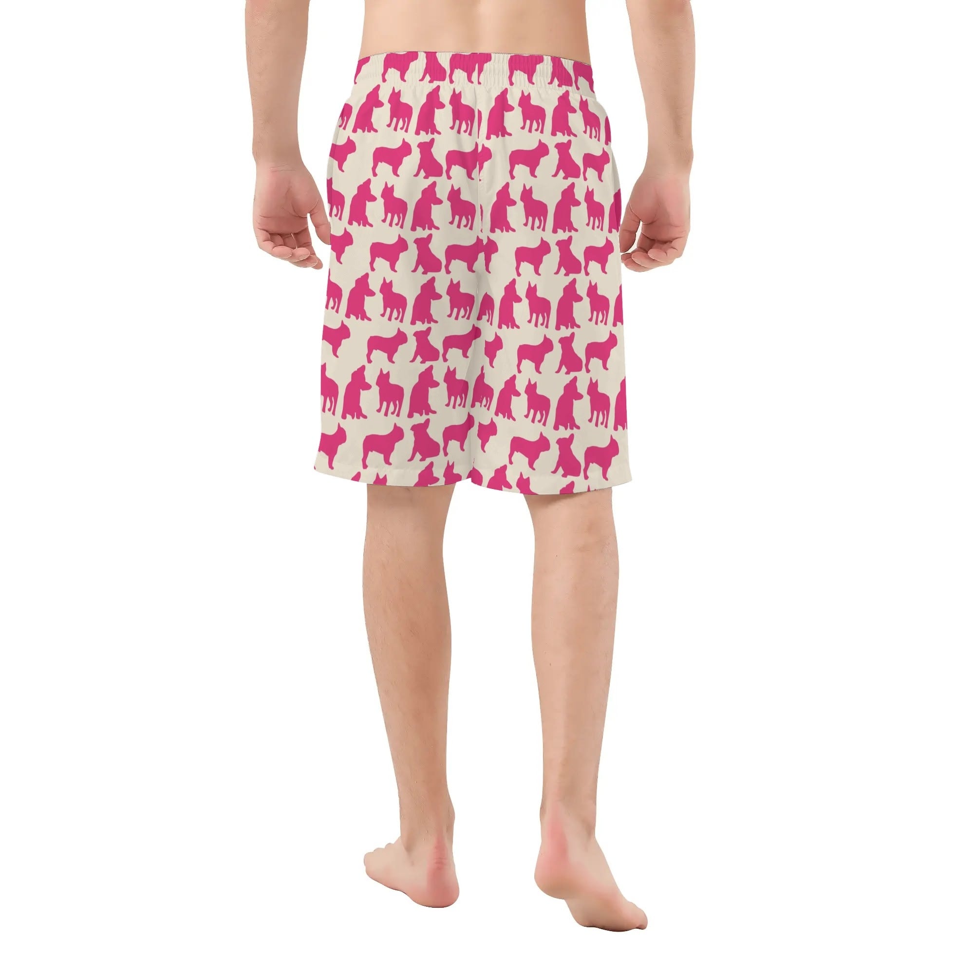 French Bulldog All-Over Print Summer Shorts for Everyday Wear-fadou