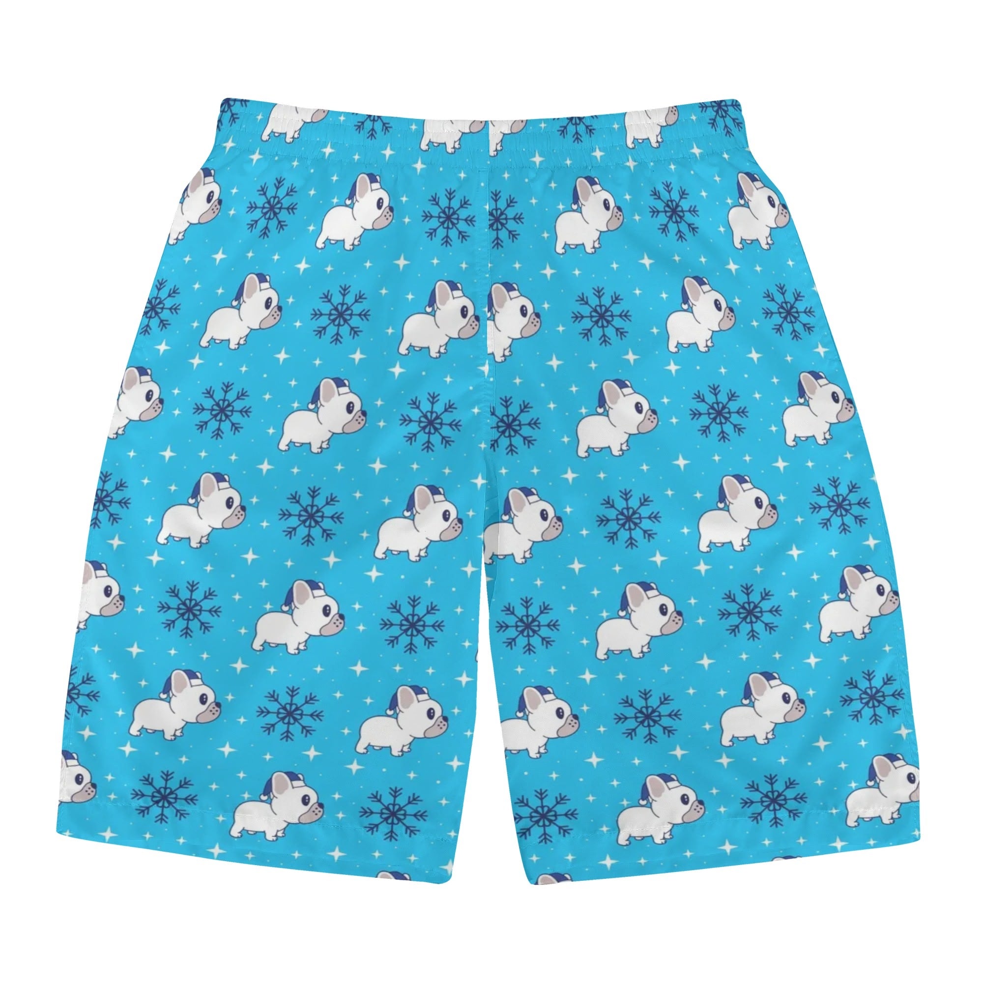 French Bulldog All-Over Print Casual Shorts for Dog Park Days-fadou