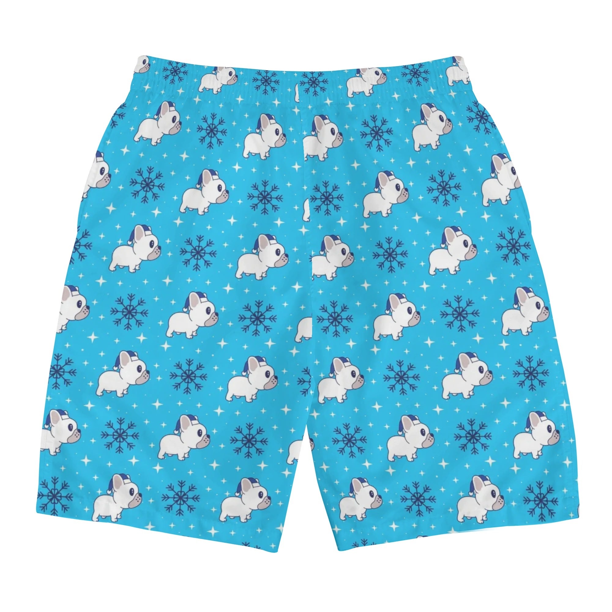 French Bulldog All-Over Print Casual Shorts for Dog Park Days-fadou