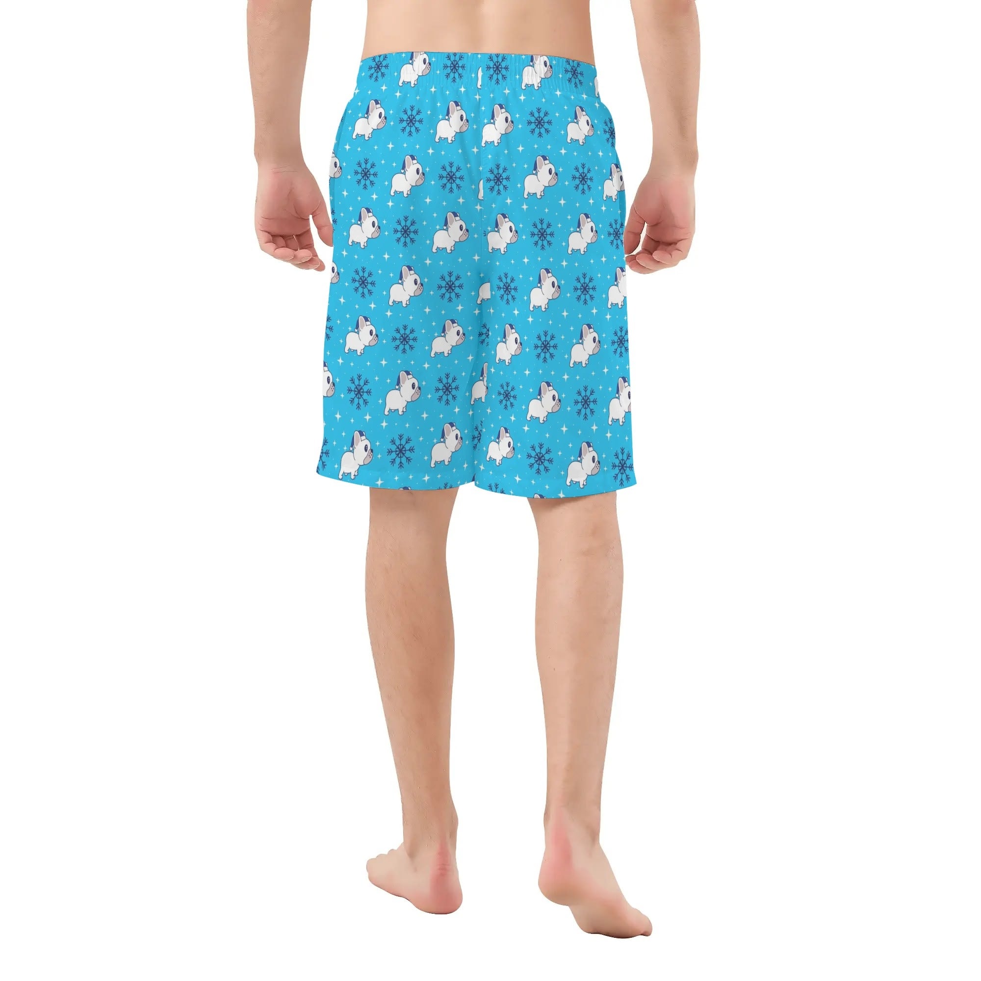 French Bulldog All-Over Print Casual Shorts for Dog Park Days-fadou