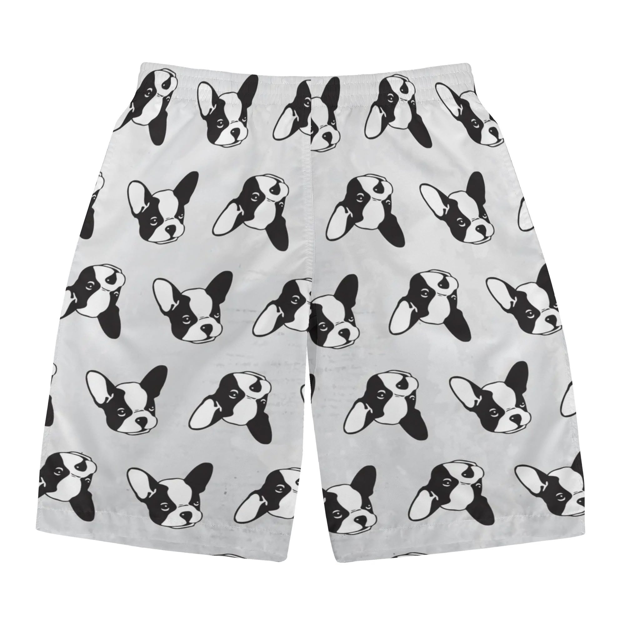 Frenchie All-Over Print Board Shorts for Frenchie Enthusiasts-fadou