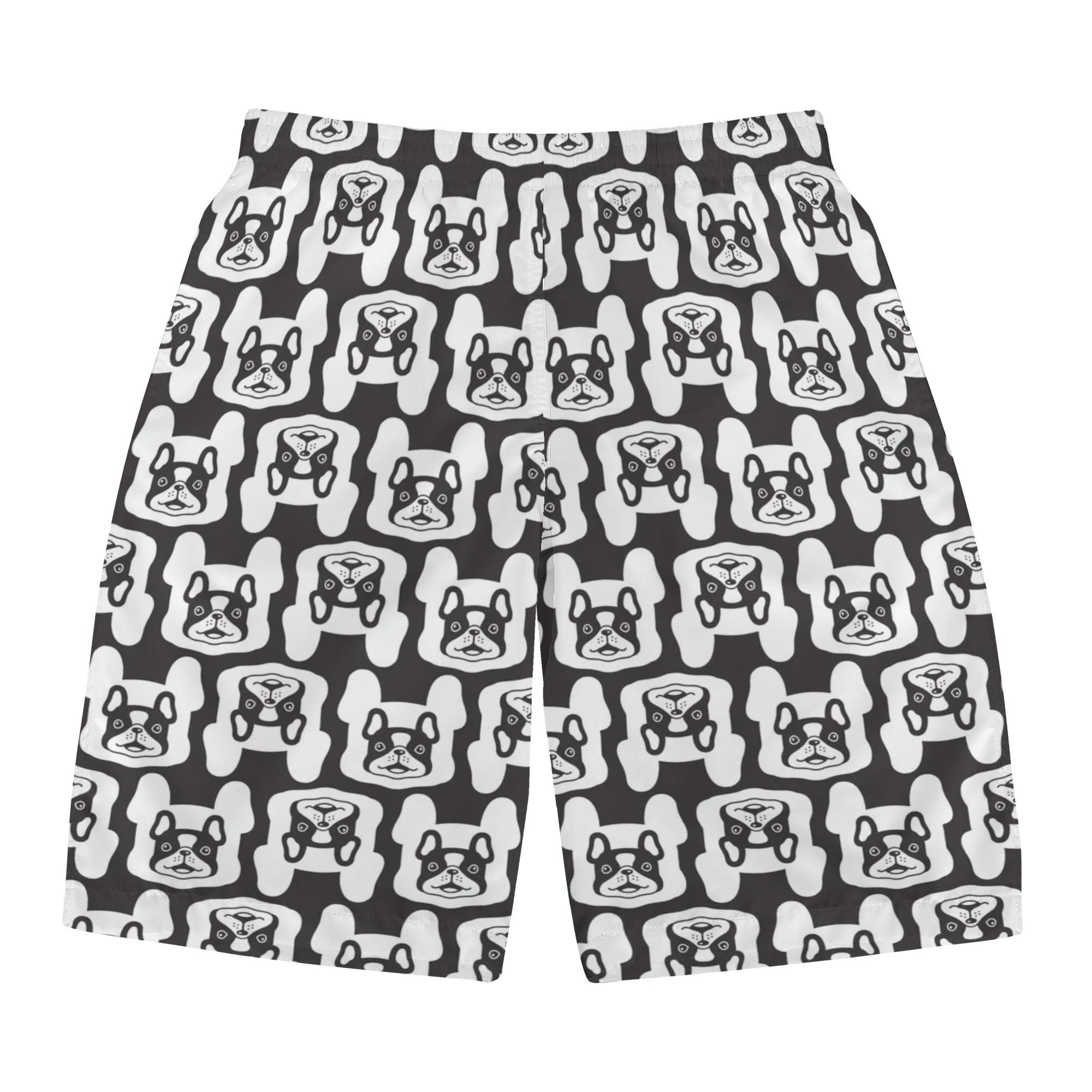 French Bulldog All-Over Print Beach Shorts for Bulldog Owners-fadou