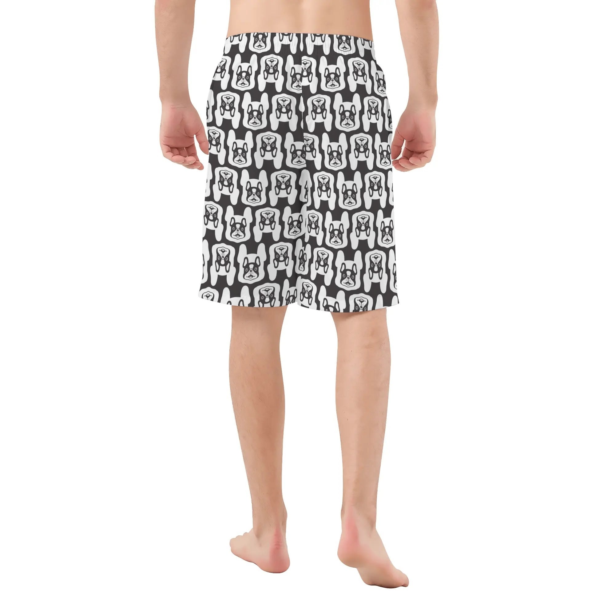 French Bulldog All-Over Print Beach Shorts for Bulldog Owners-fadou