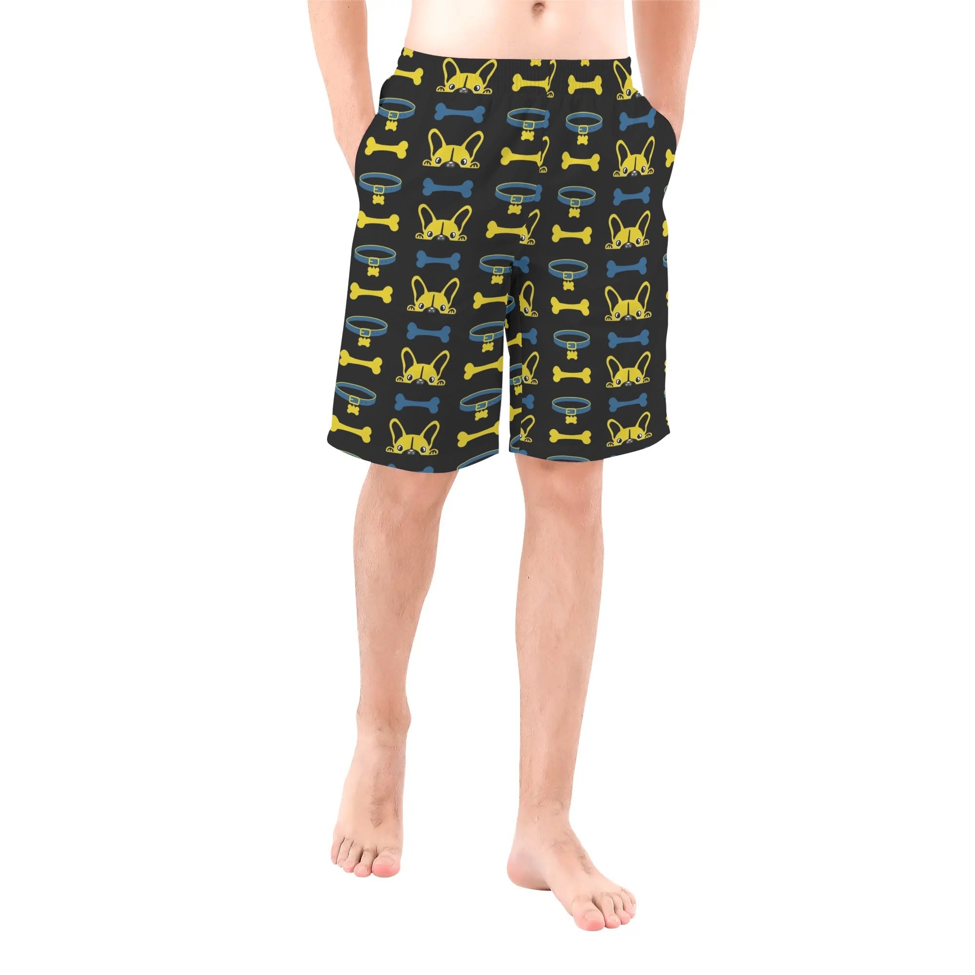 French Bulldog All-Over Print Summer Shorts for Dog Lovers-fadou