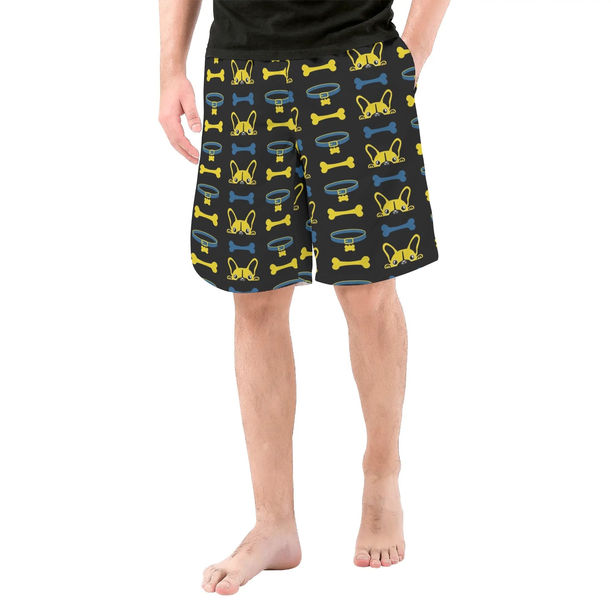 French Bulldog All-Over Print Summer Shorts for Dog Lovers-fadou