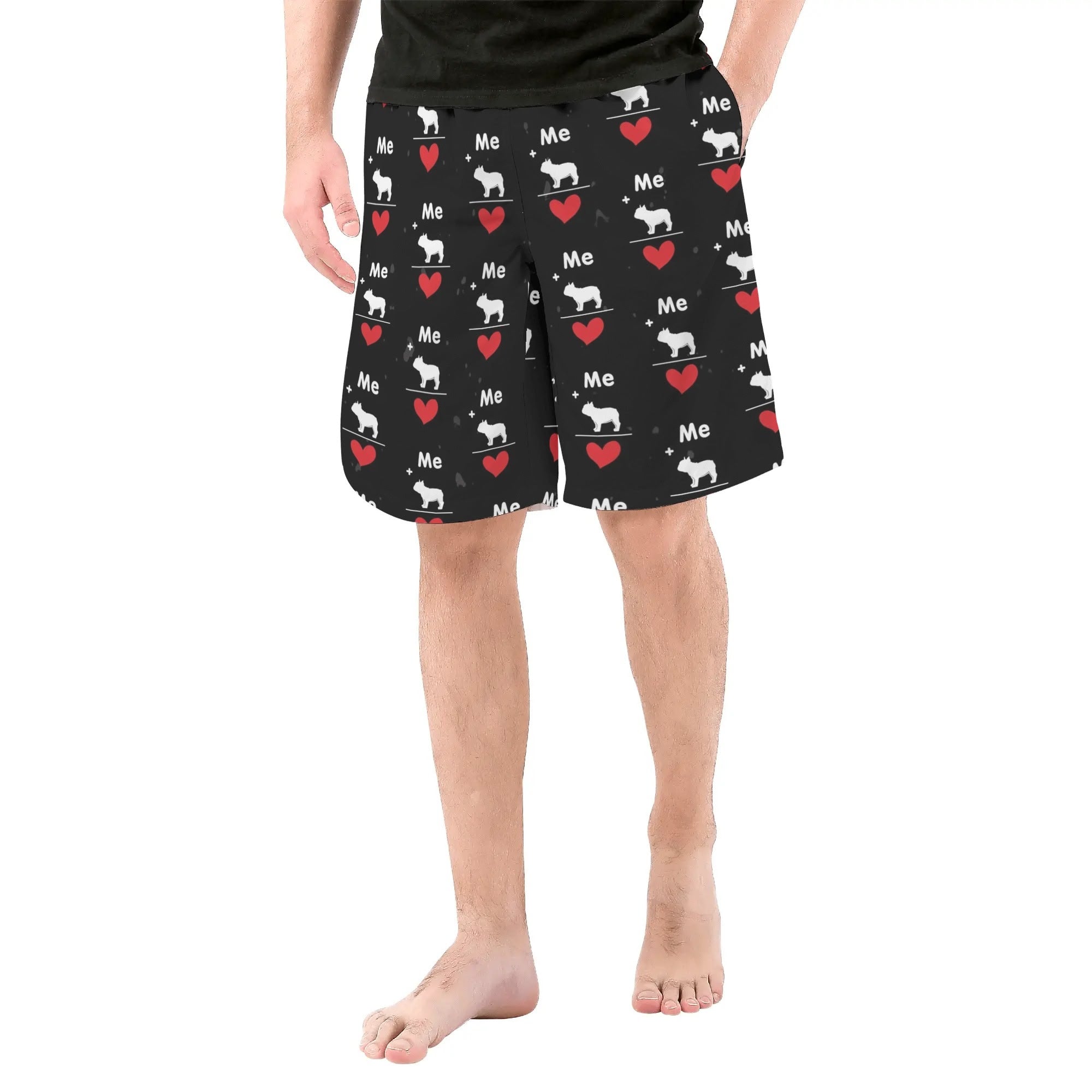 French Bulldog All-Over Print Board Shorts for Pet Culture-fadou