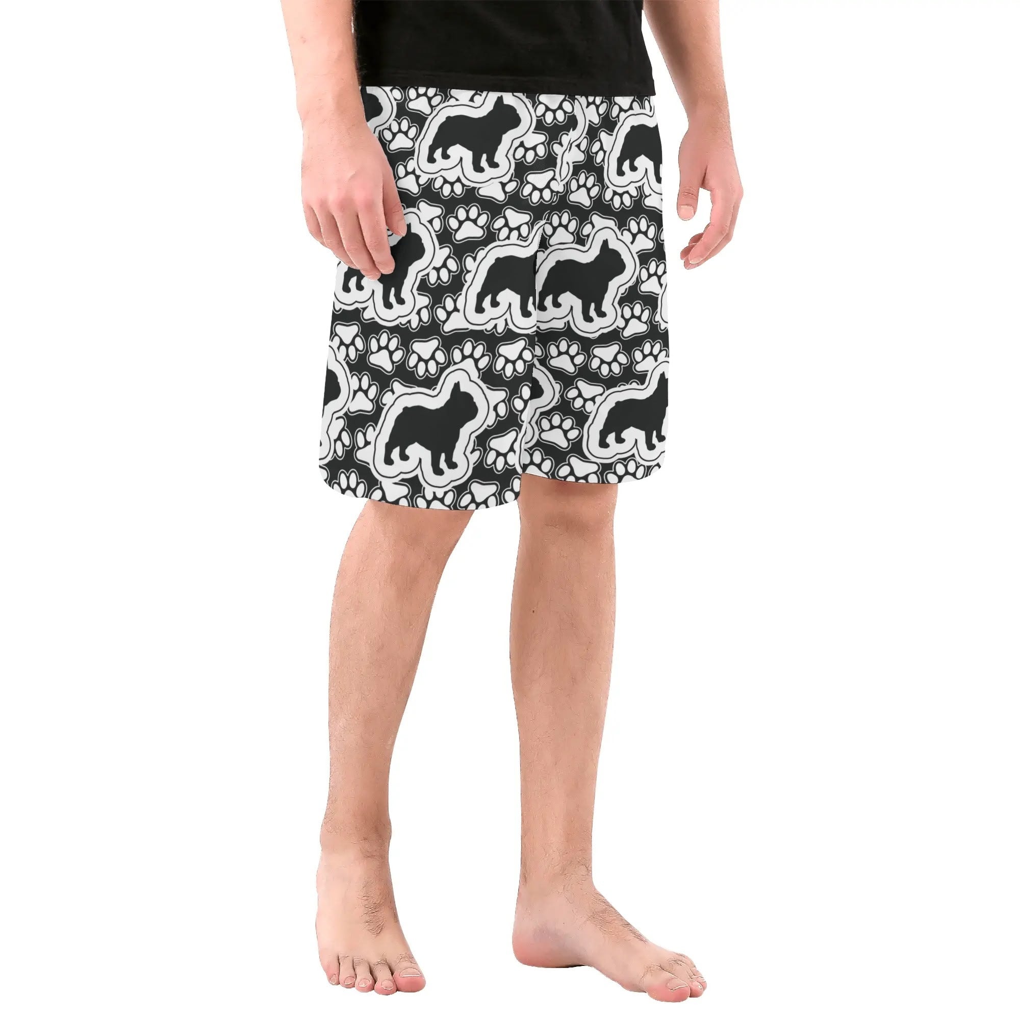 French Bulldog All-Over Print Casual Shorts for Dog Lovers-fadou