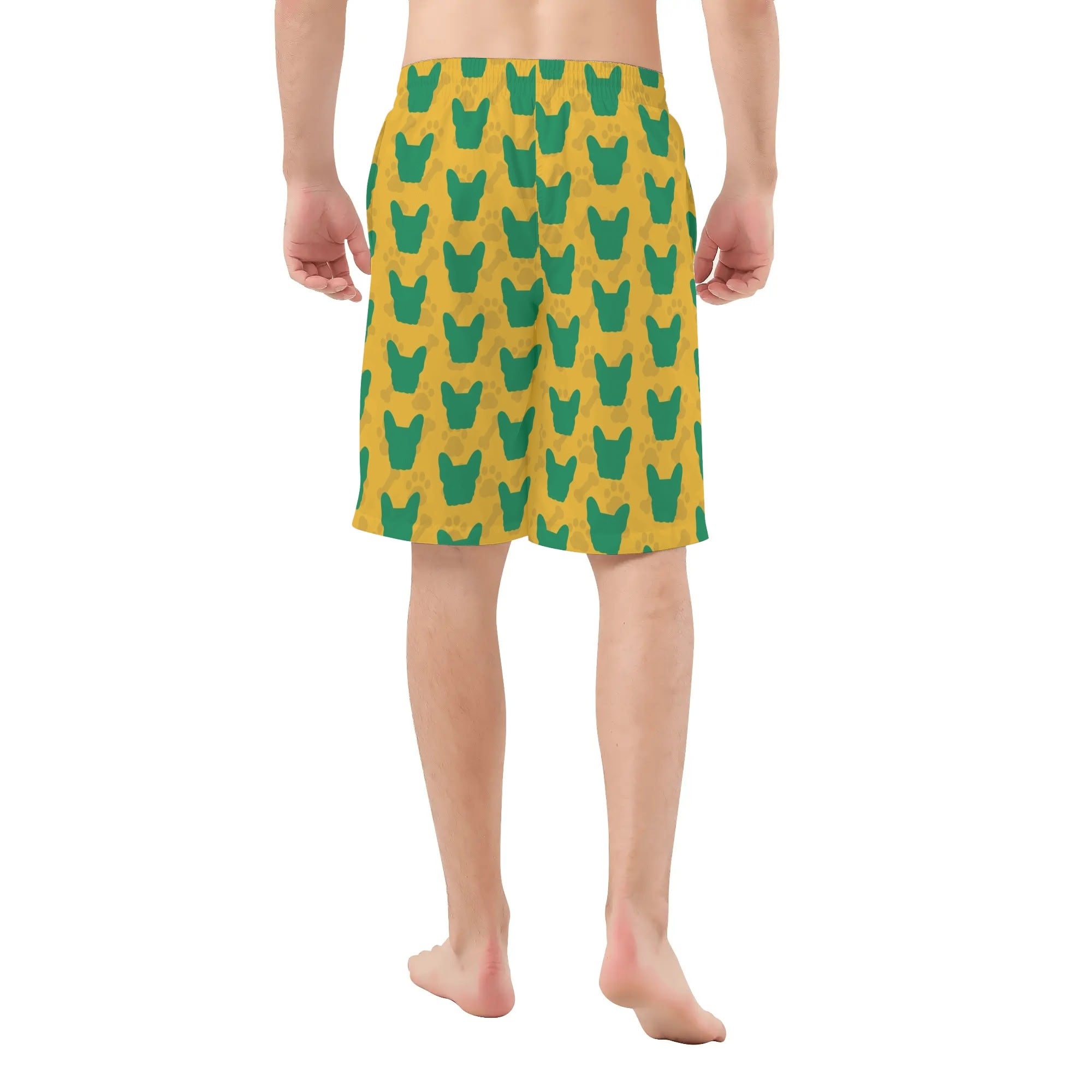 Georgia All-Over Print Board Shorts for Frenchie Enthusiasts-fadou