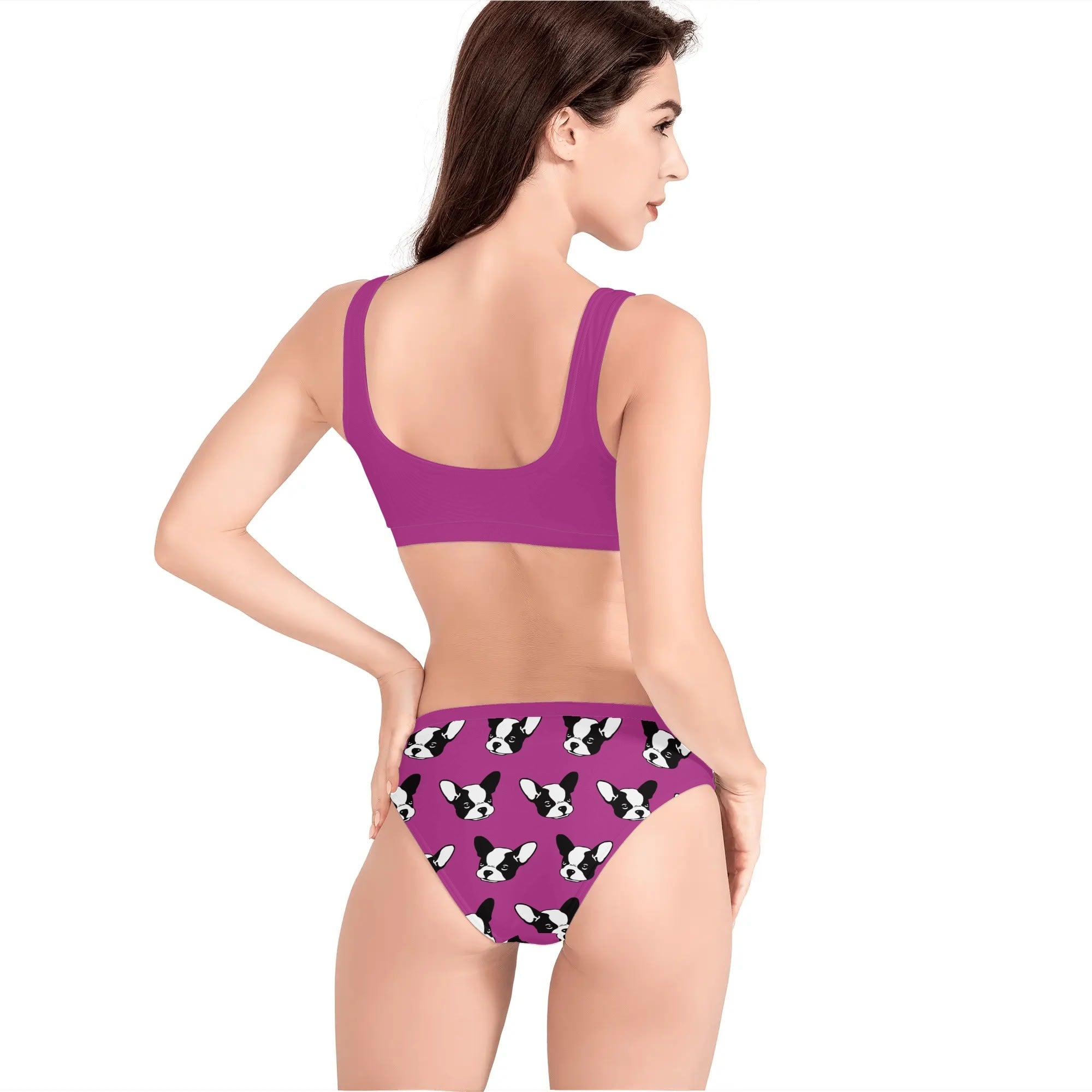 Pepper French Bulldog Summer Bikini for Frenchie Enthusiasts-fadou