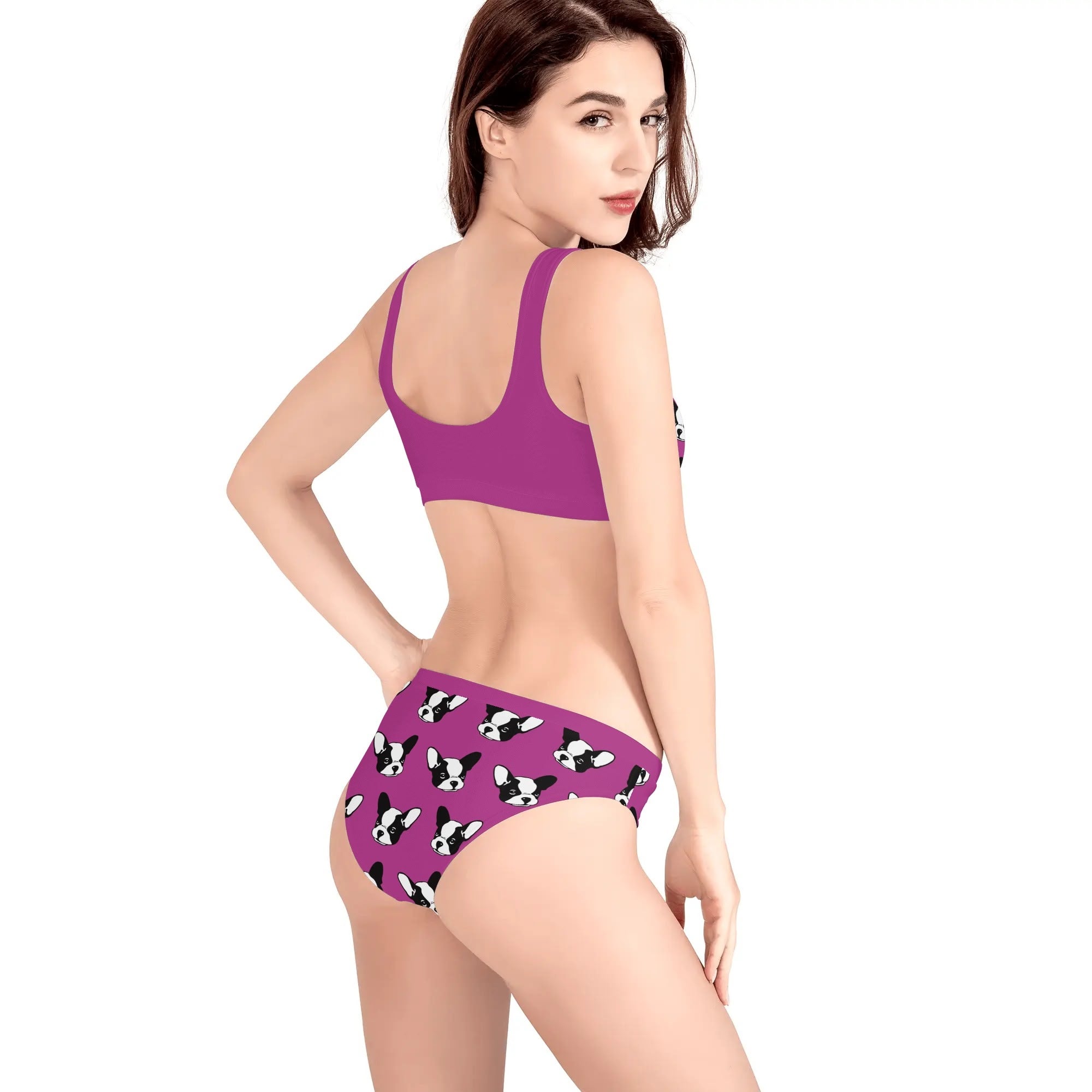 Pepper French Bulldog Summer Bikini for Frenchie Enthusiasts-fadou