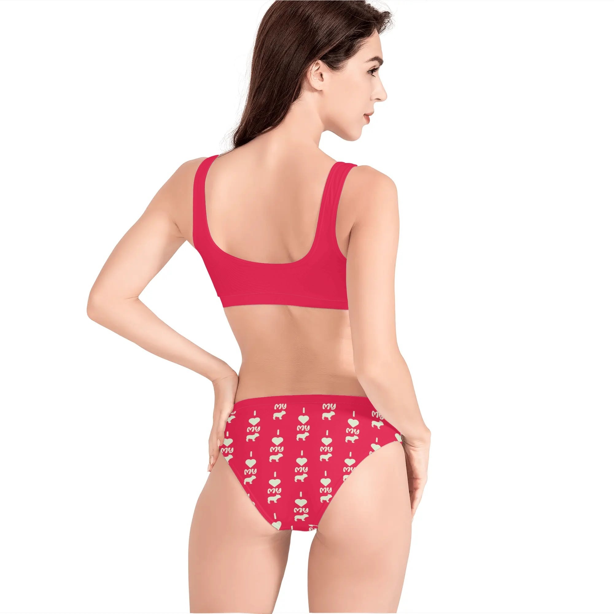 Bonnie French Bulldog Beach Swimwear for Bulldog Owners-fadou