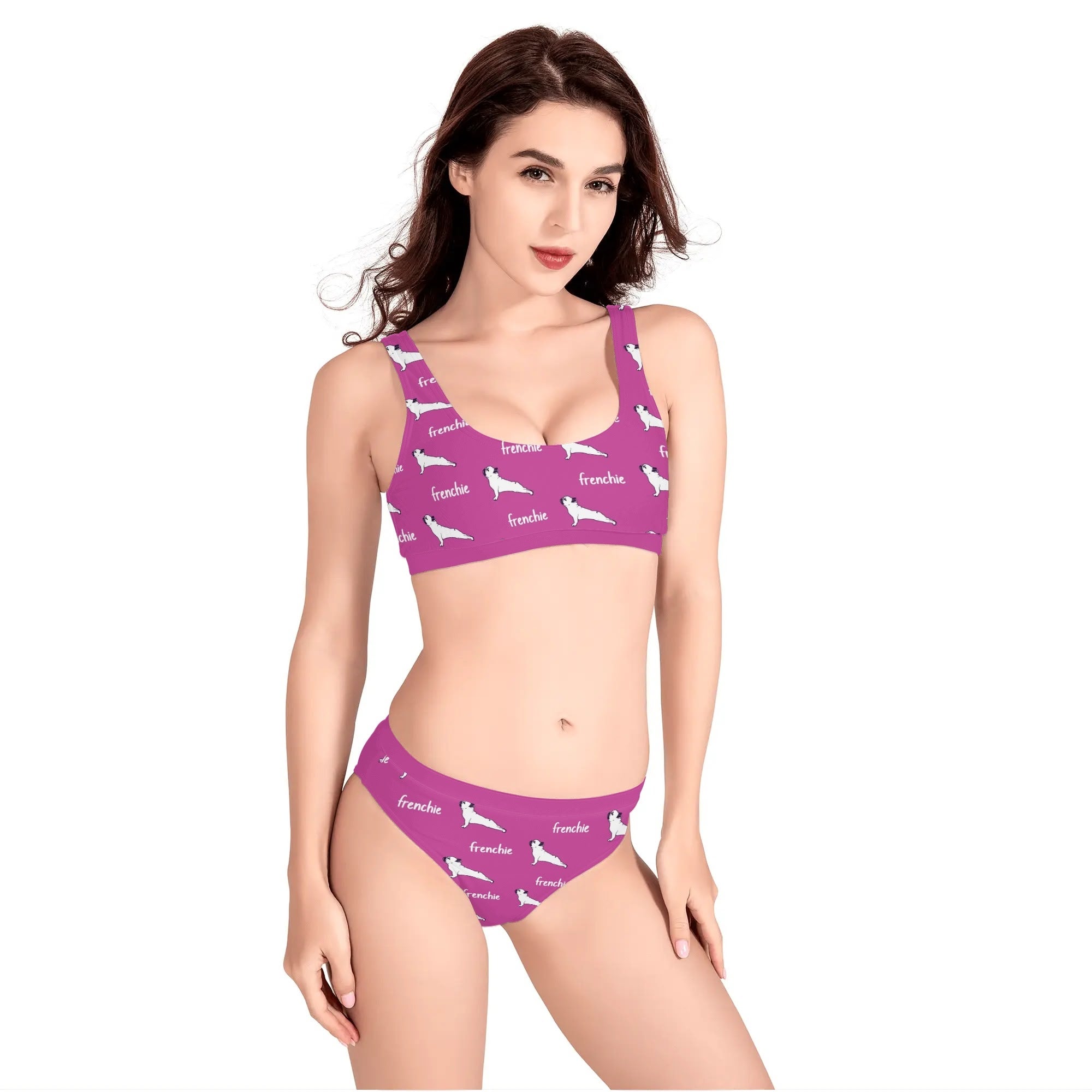 Betty French Bulldog Pool Swimsuit for Frenchie Enthusiasts-fadou
