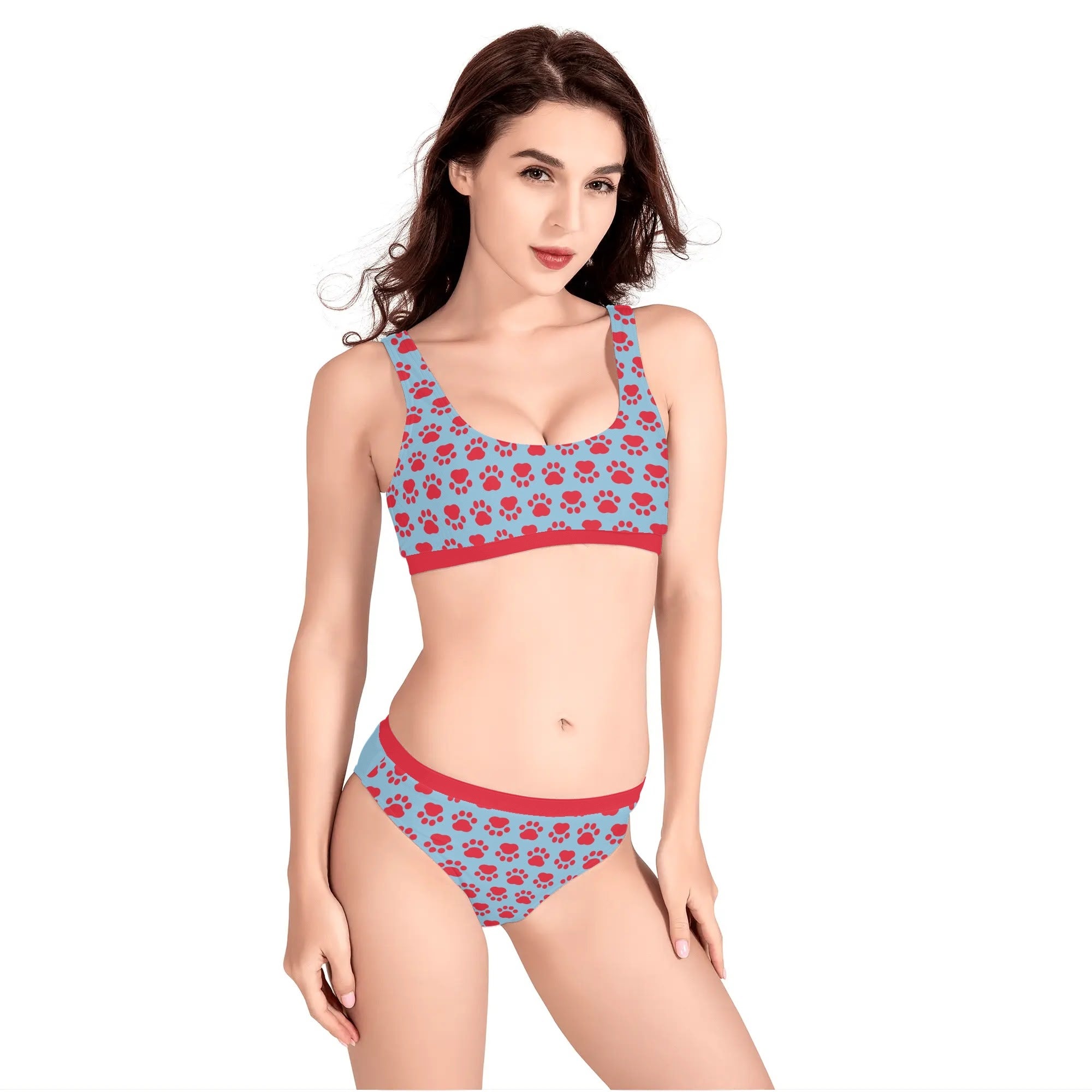Hazel French Bulldog Beach Swimwear for Dog Moms & Dads-fadou