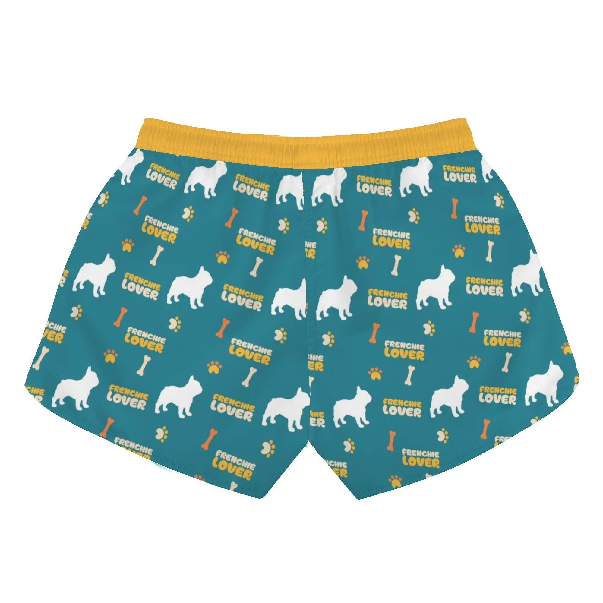 Coco - Womens Beach Shorts for Frenchie Fans Everywhere-fadou