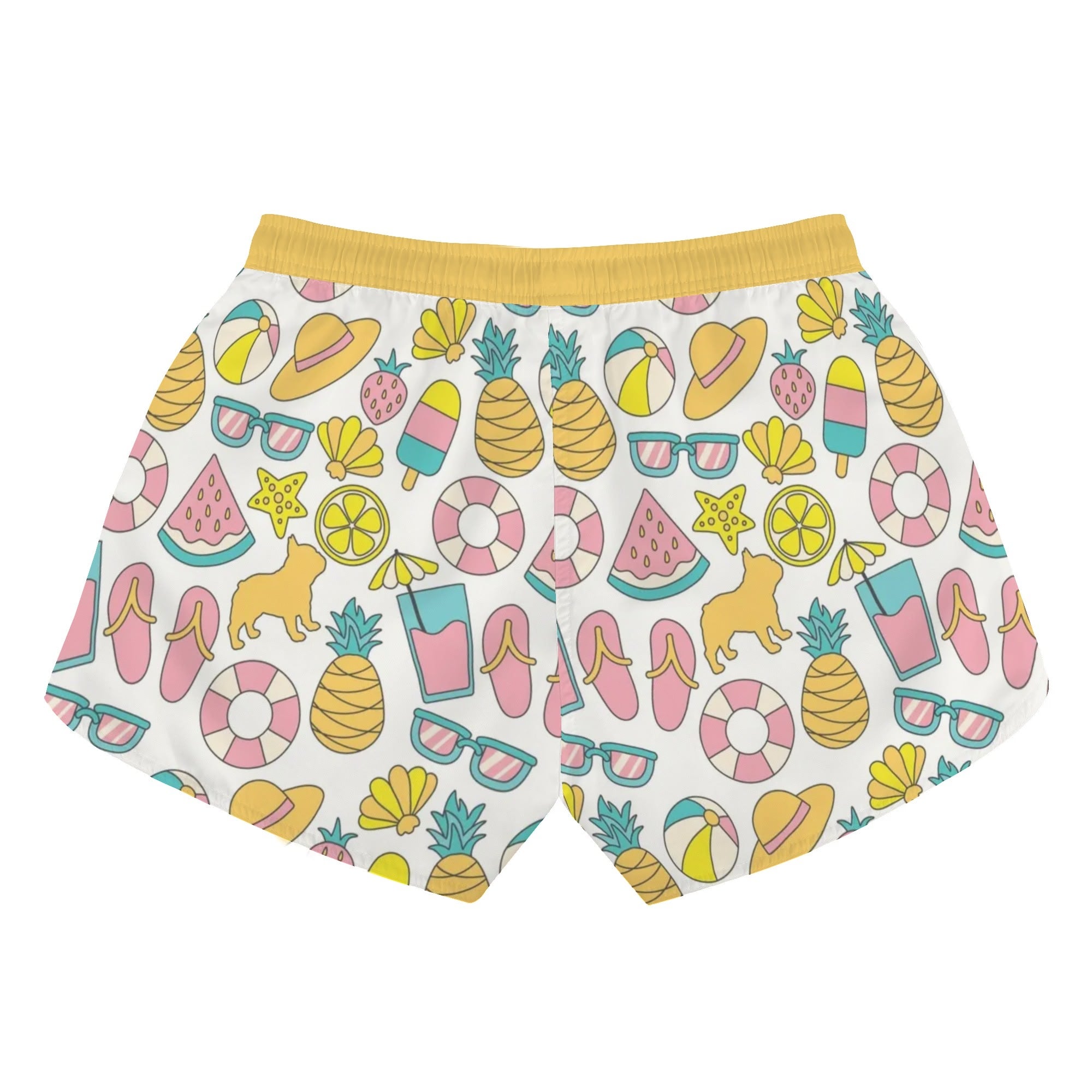 Boris French Bulldog Summer Shorts for Frenchie Enthusiasts-fadou