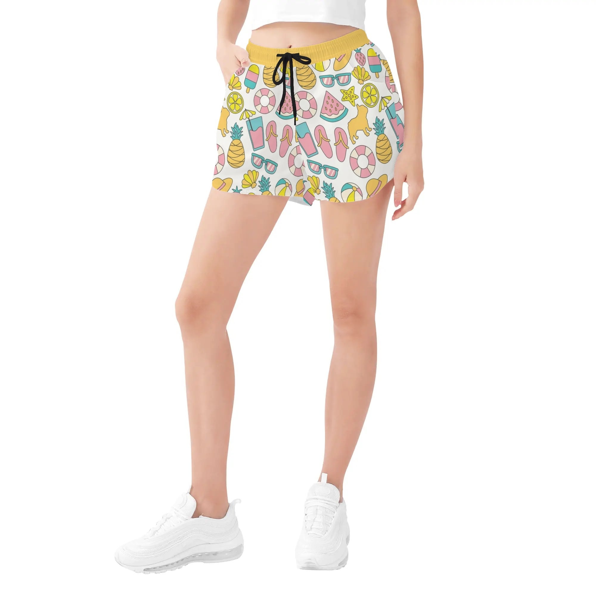 Boris French Bulldog Summer Shorts for Frenchie Enthusiasts-fadou
