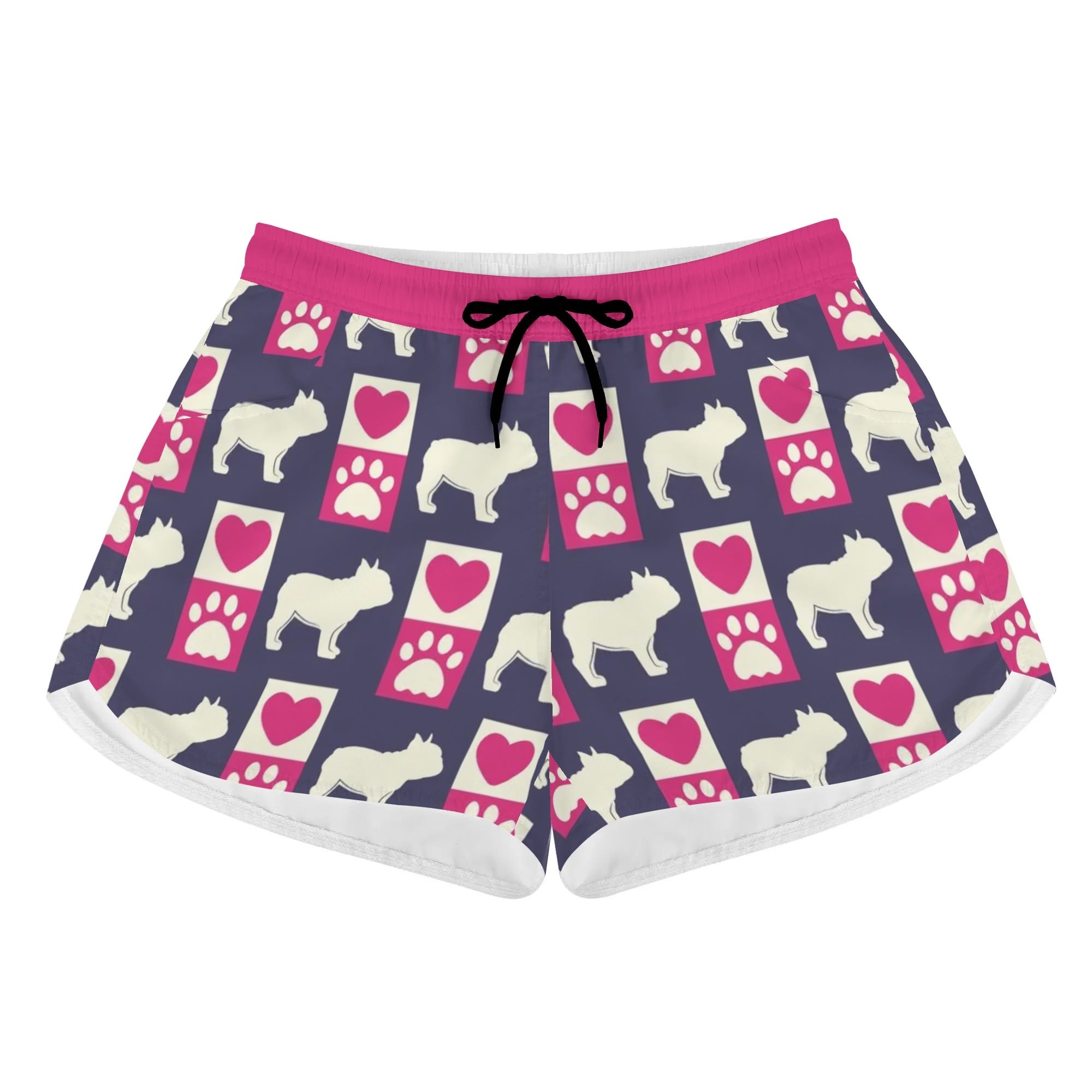 Kenzo - Womens Beach Shorts for Frenchie Fans Everywhere-fadou