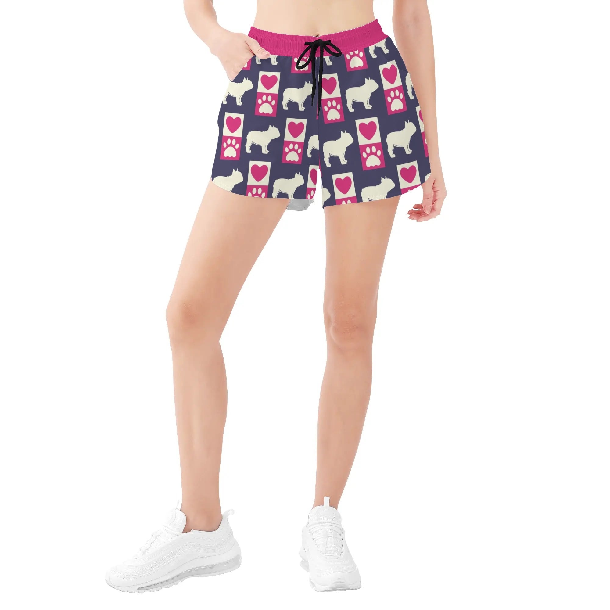 Kenzo - Womens Beach Shorts for Frenchie Fans Everywhere-fadou