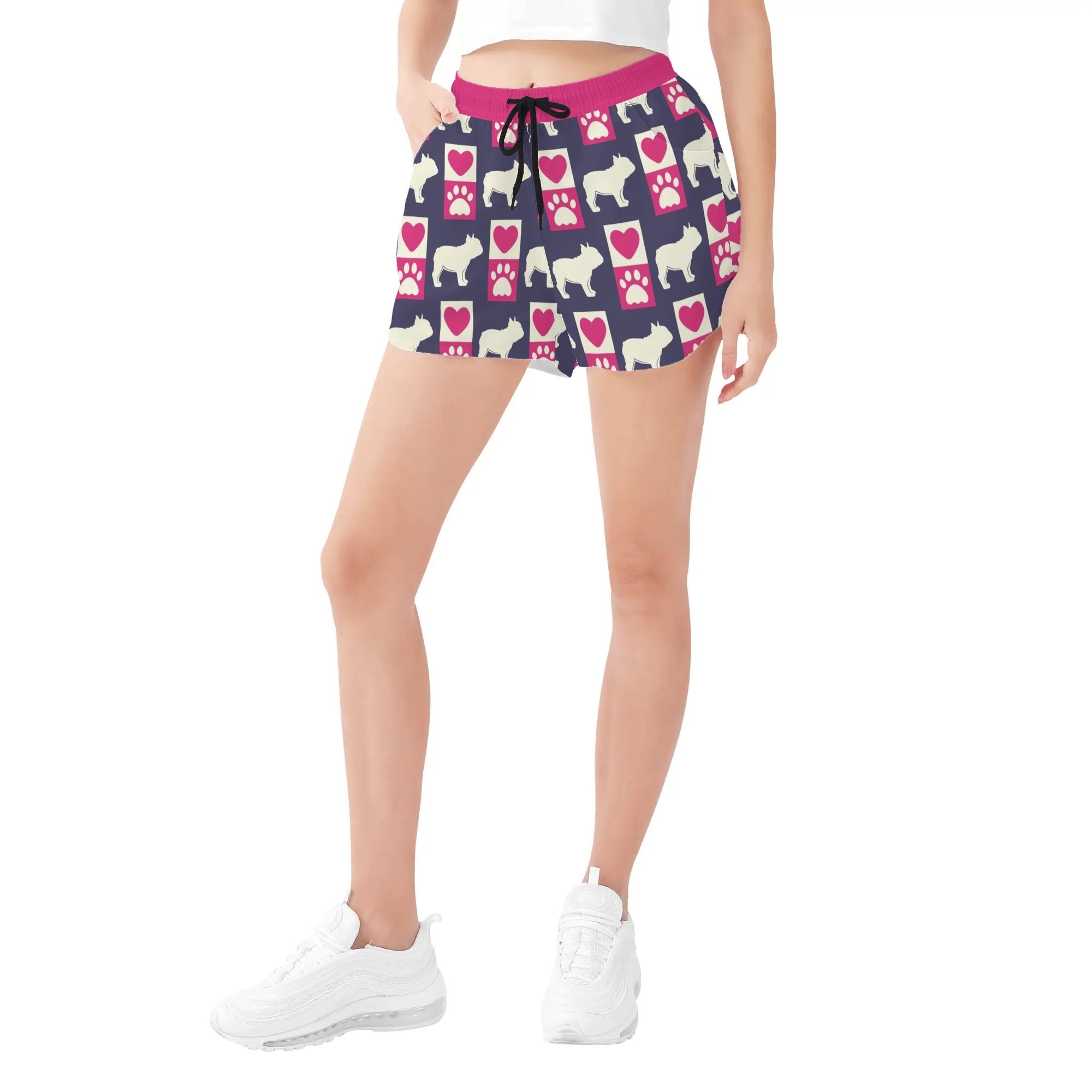 Kenzo - Womens Beach Shorts for Frenchie Fans Everywhere-fadou