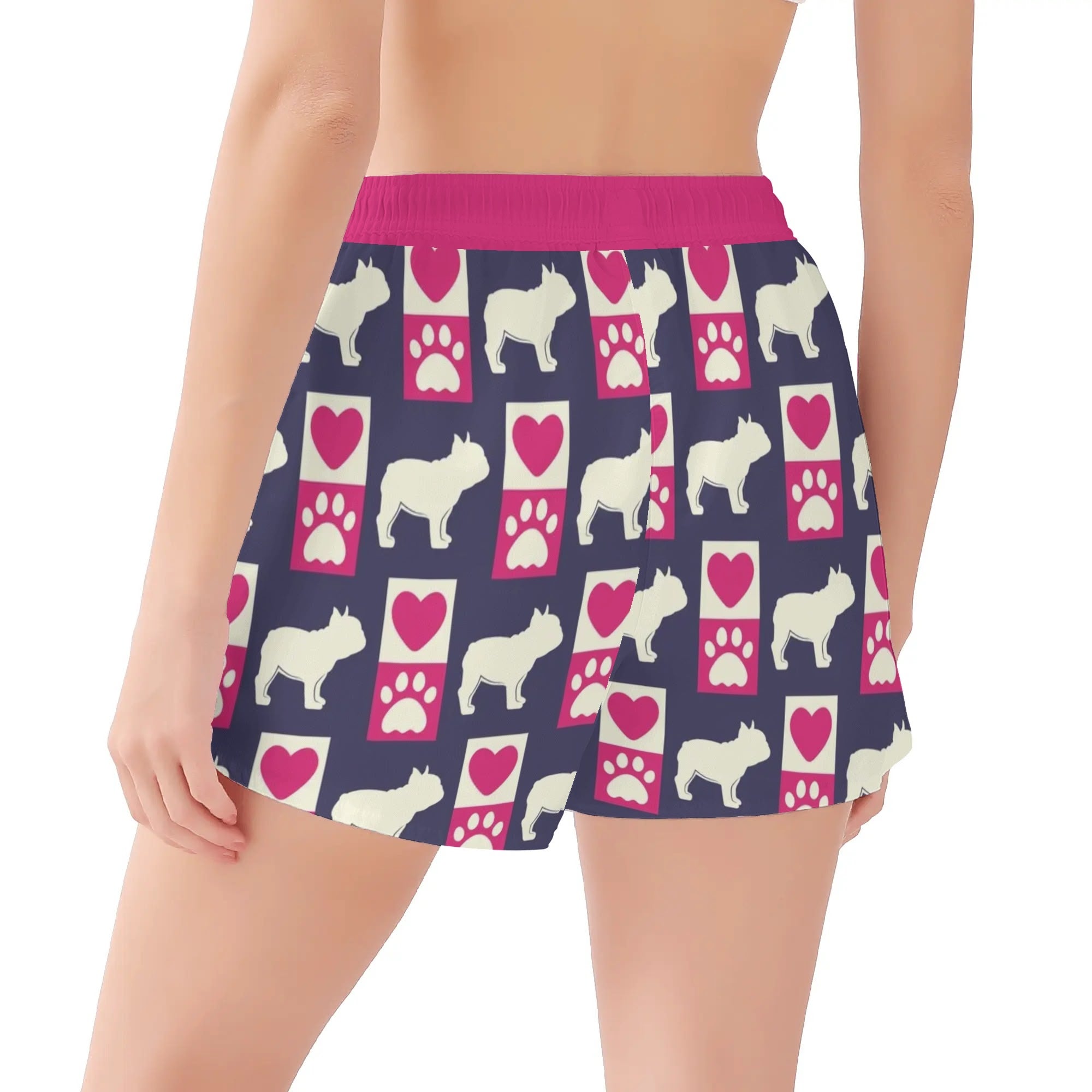 Kenzo - Womens Beach Shorts for Frenchie Fans Everywhere-fadou