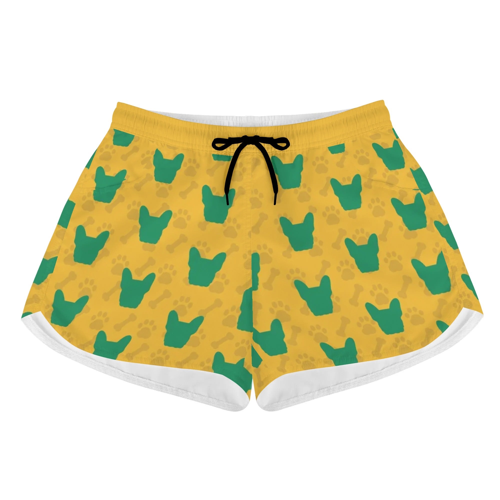 Toby French Bulldog Casual Shorts for Frenchie Enthusiasts-fadou
