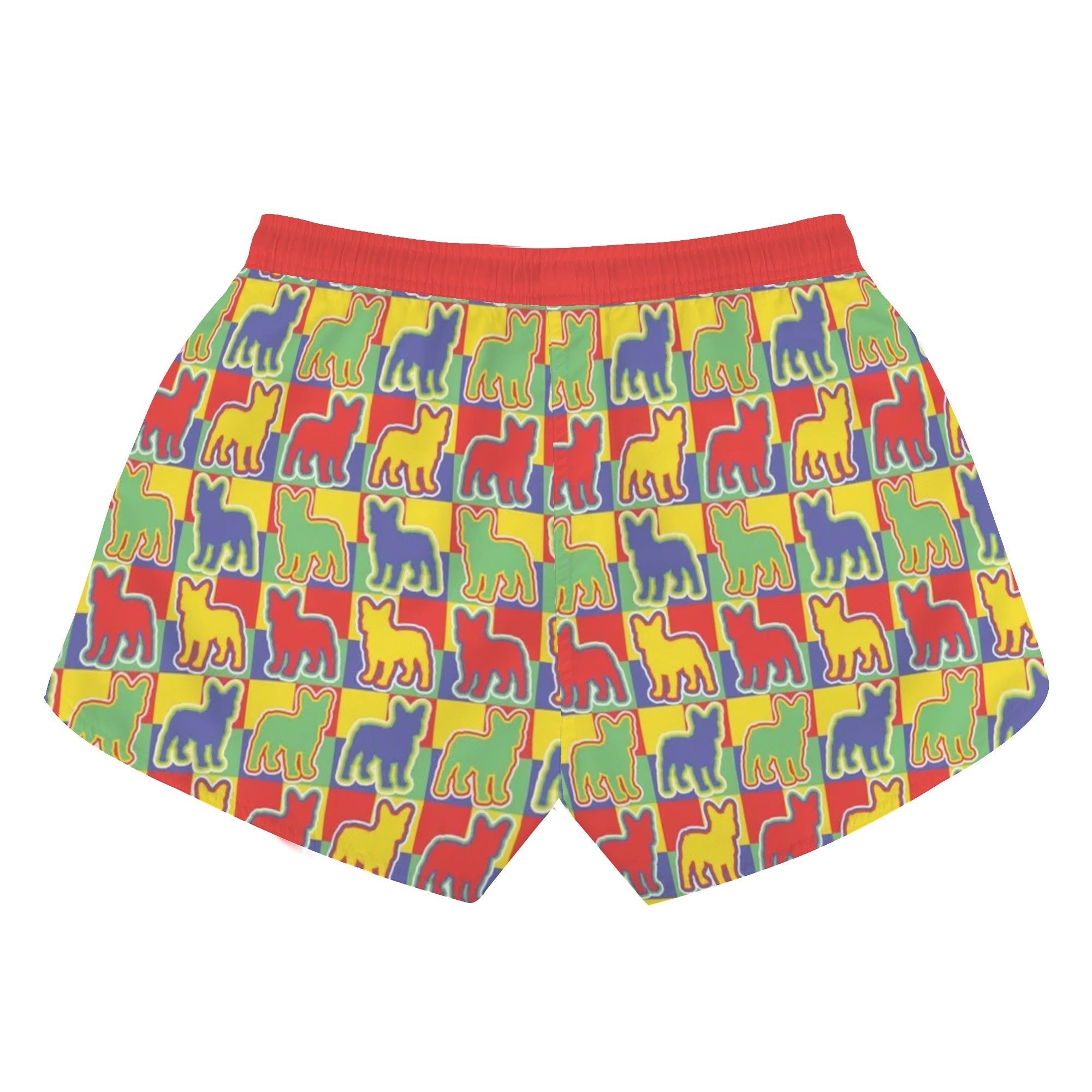 Dior French Bulldog Board Shorts for Frenchie Enthusiasts-fadou