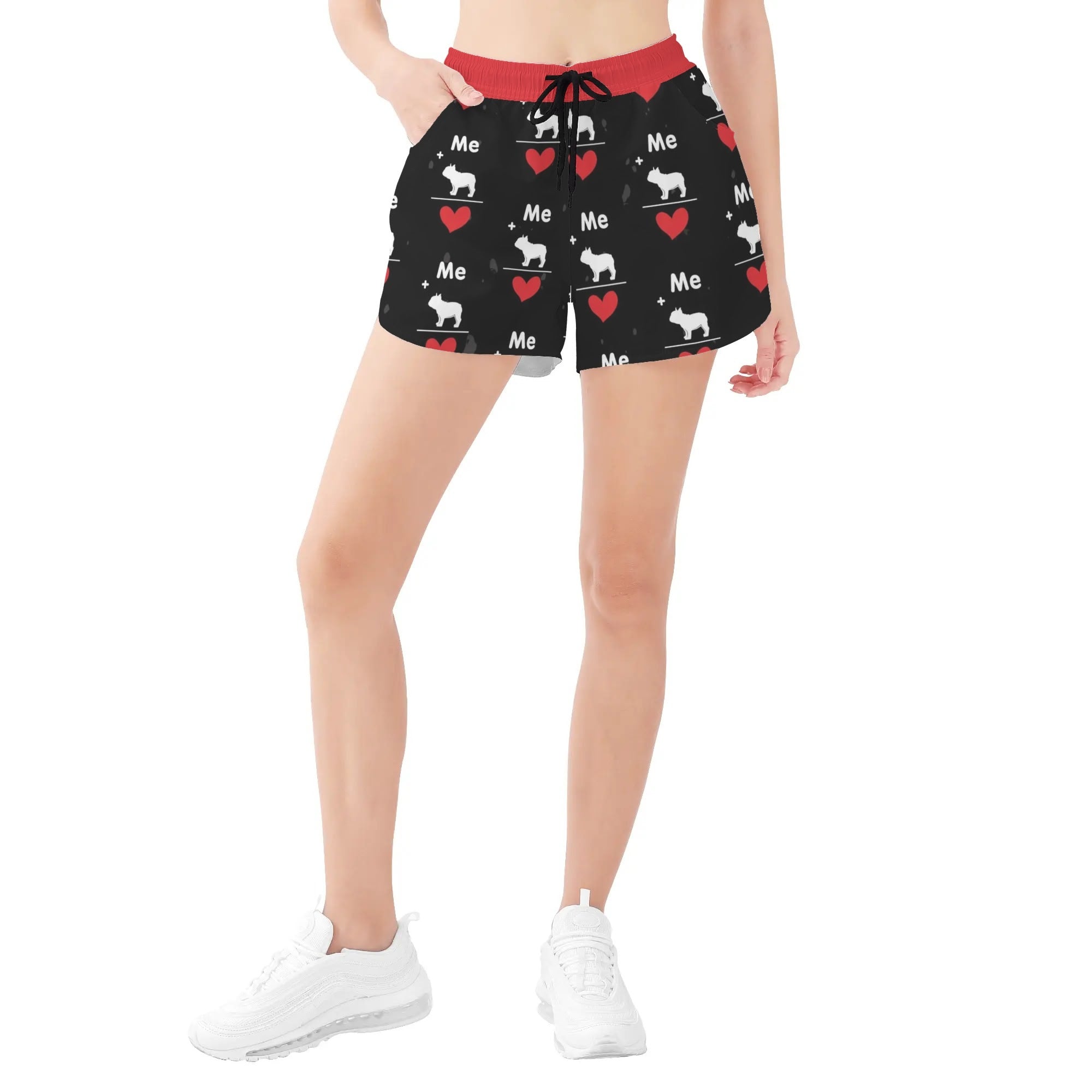 Gaston French Bulldog Board Shorts for Frenchie Enthusiasts-fadou