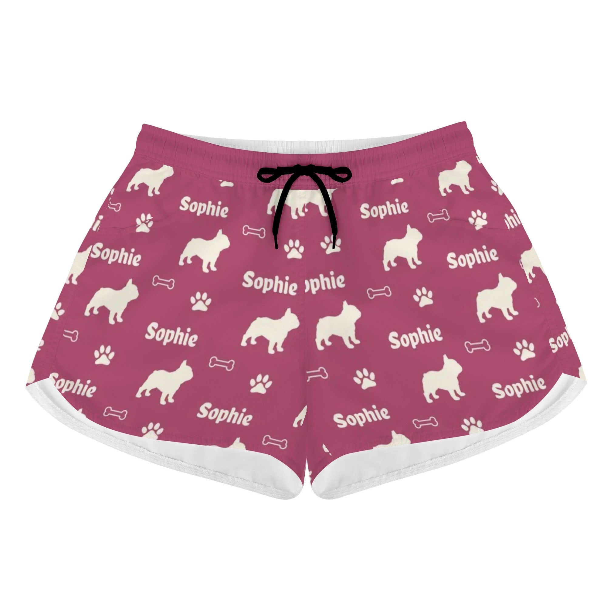 French Bulldog Custom Casual Shorts for Frenchie Enthusiasts-fadou