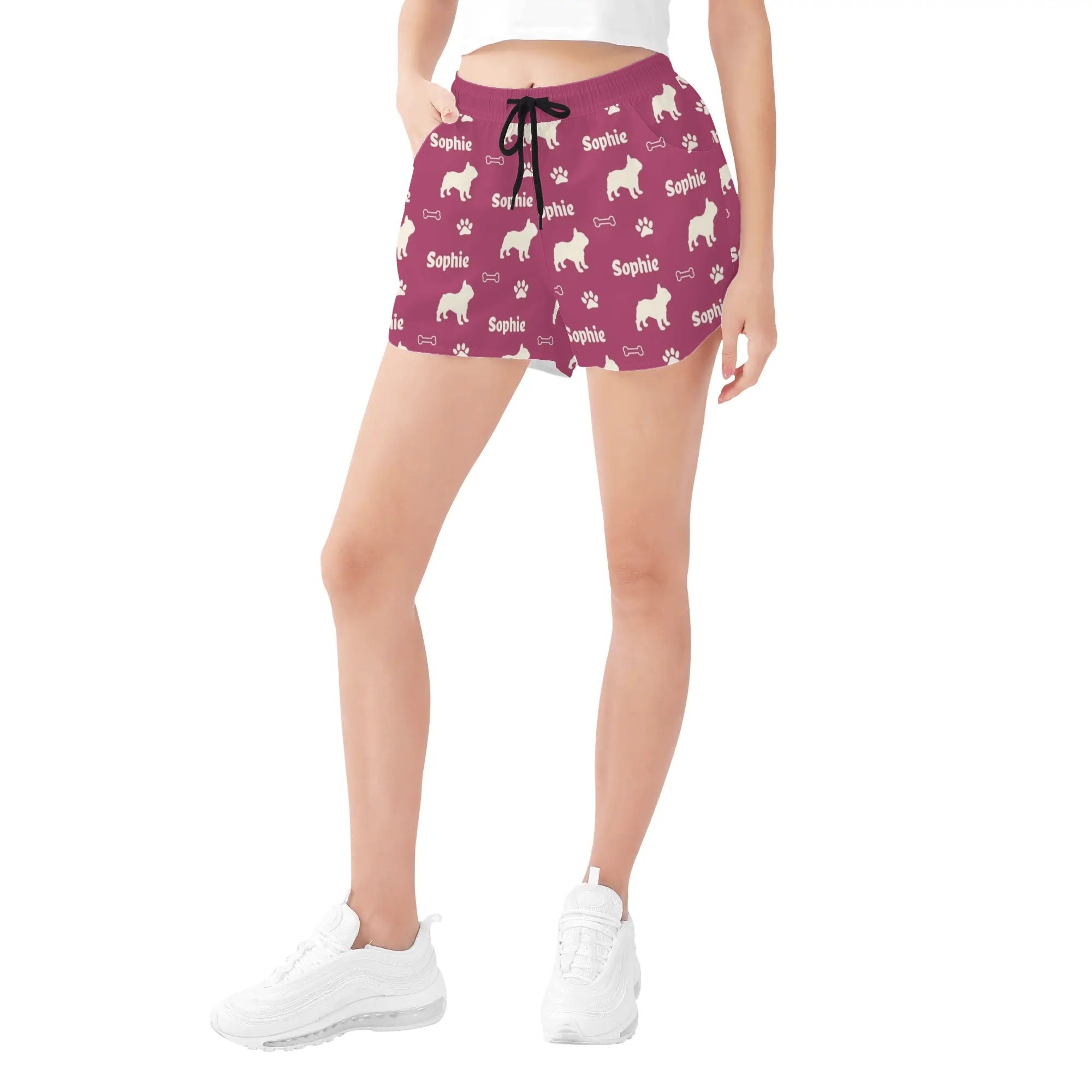 French Bulldog Custom Casual Shorts for Frenchie Enthusiasts-fadou