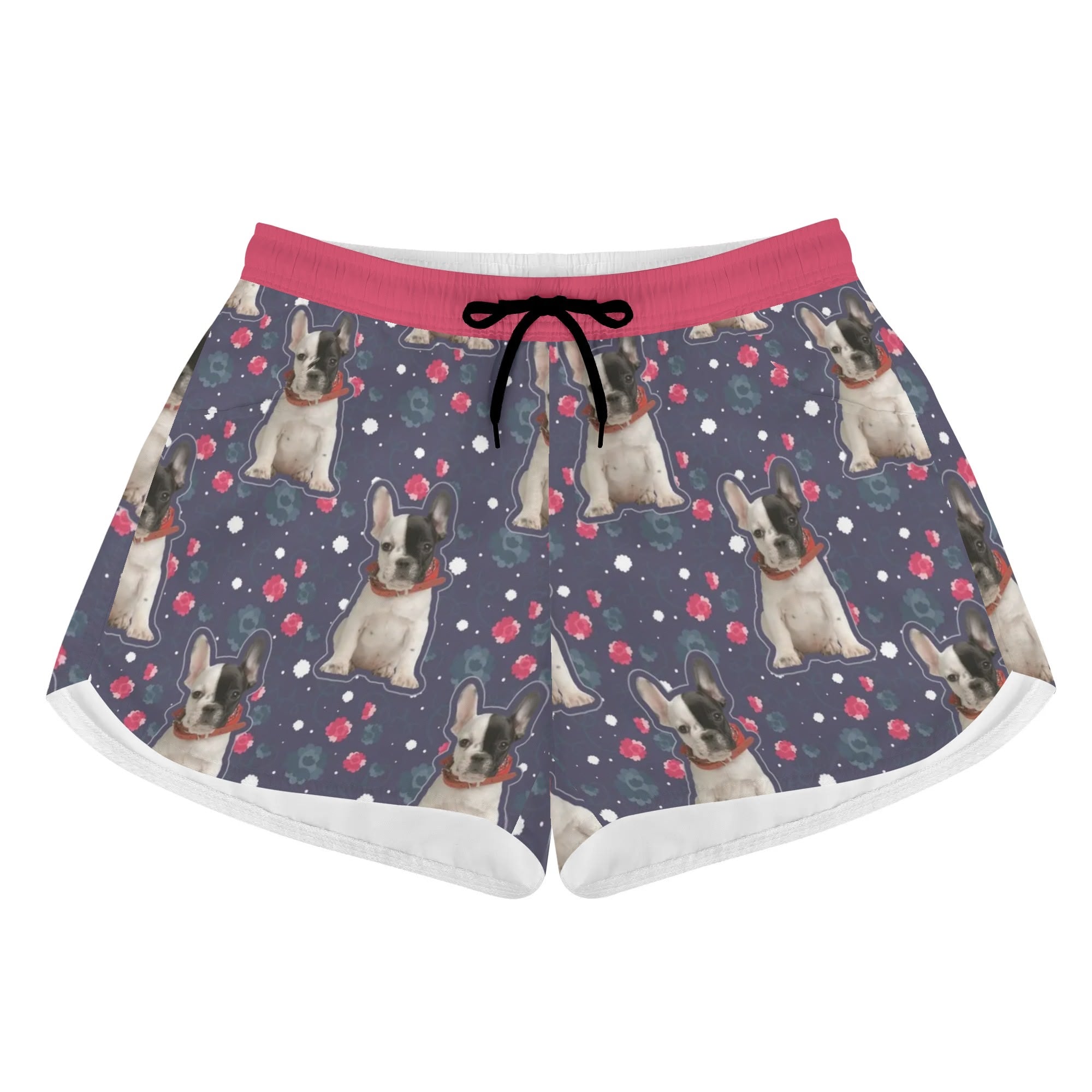 French Bulldog Custom Casual Shorts for Dog Moms & Dads-fadou