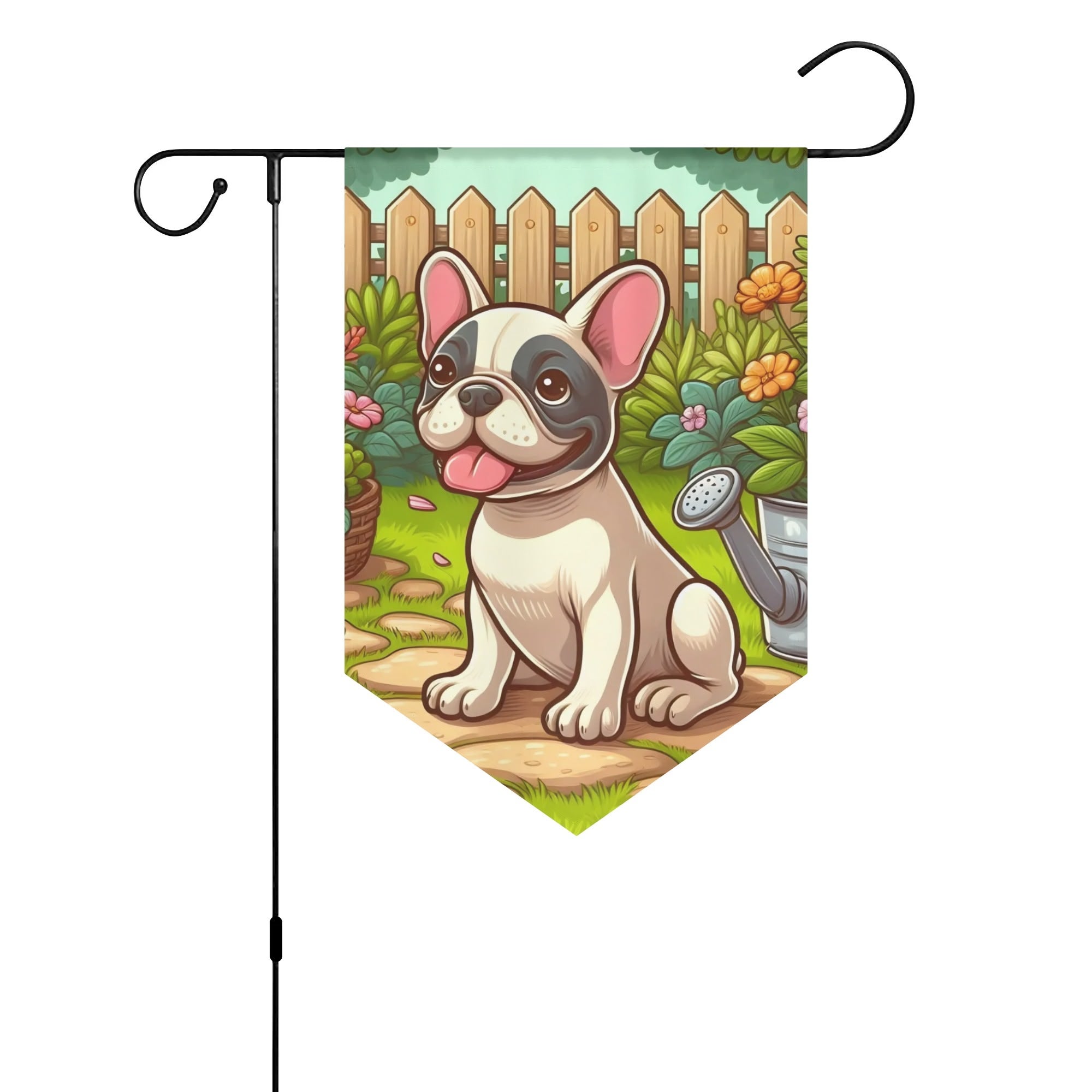 Sophie French Bulldog Garden Flag for Frenchie Enthusiasts-fadou
