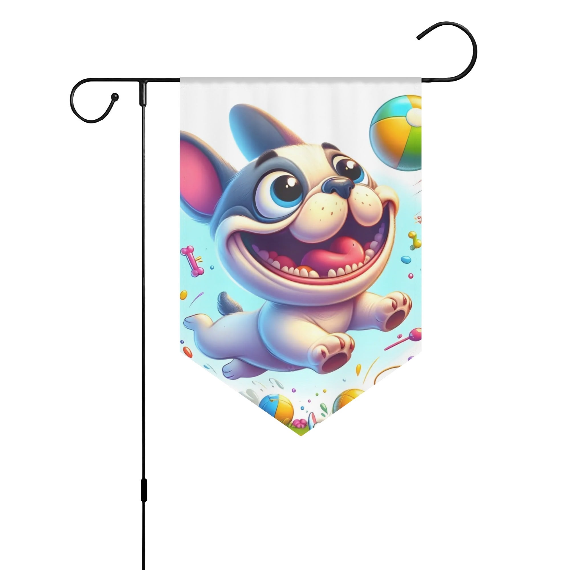 Olive French Bulldog Yard Sign for Frenchie Enthusiasts-fadou