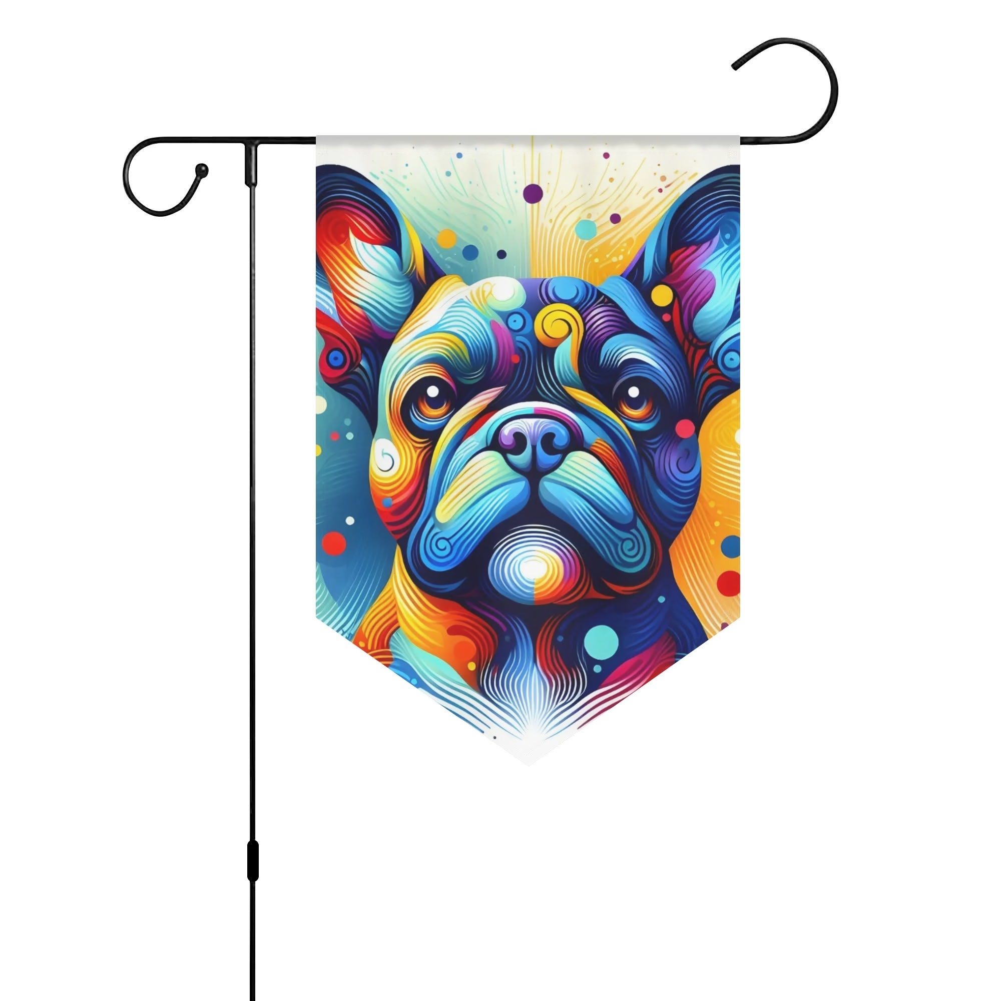 Nova French Bulldog Patio Flag for Frenchie Enthusiasts-fadou